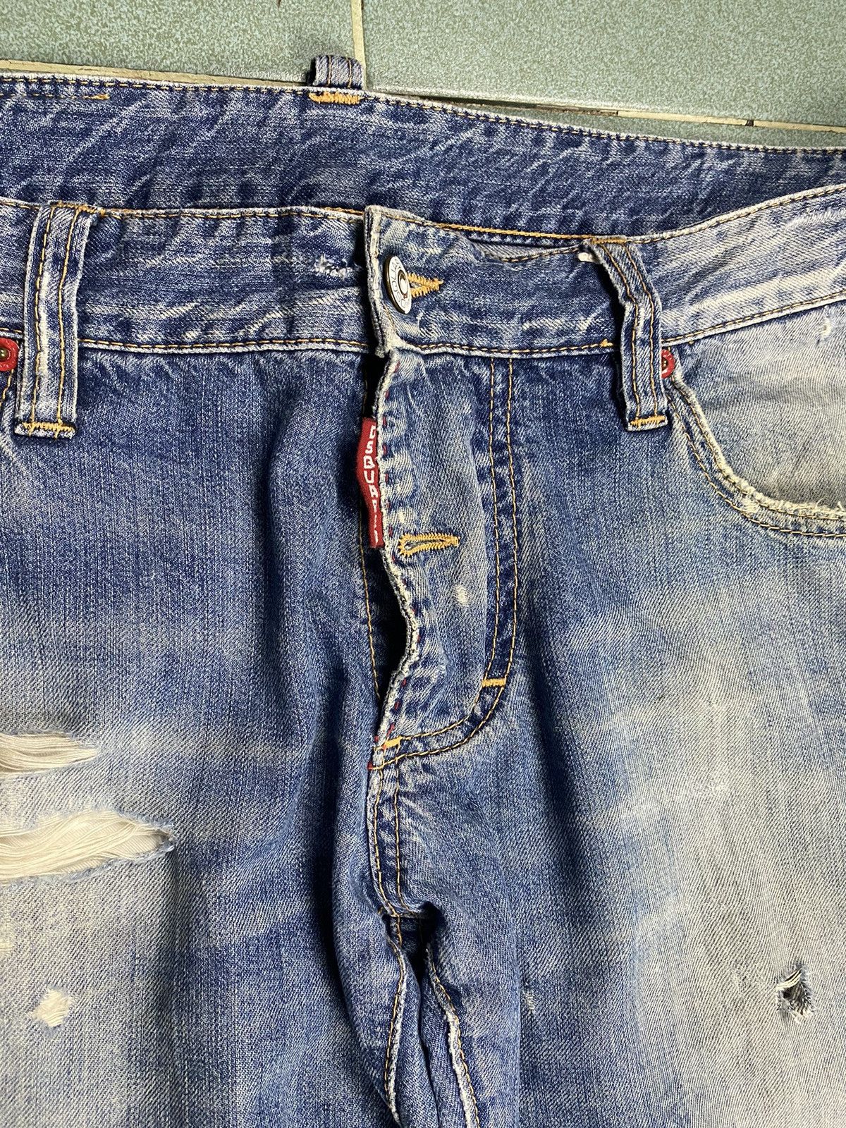 Dsquared2 Dsquared2 Distreassed Jeans 34 Size US 32 / EU 48 - 8 Thumbnail