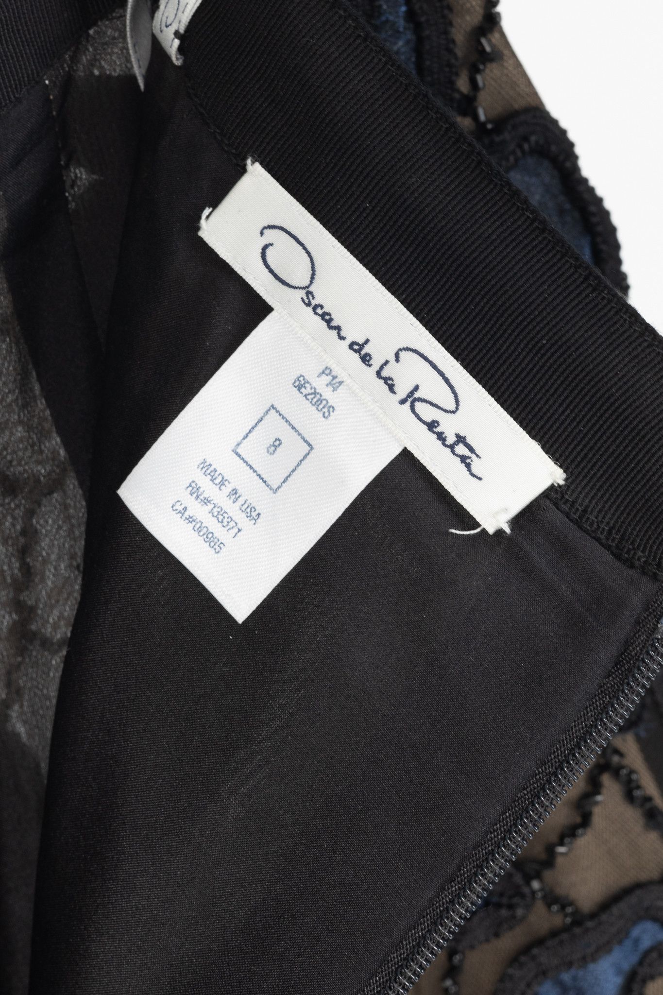 Oscar De La Renta Oscar de la Renta PF14 Beaded Soutache Embroidery Skirt Size 30" / US 8 / IT 44 - 8 Thumbnail