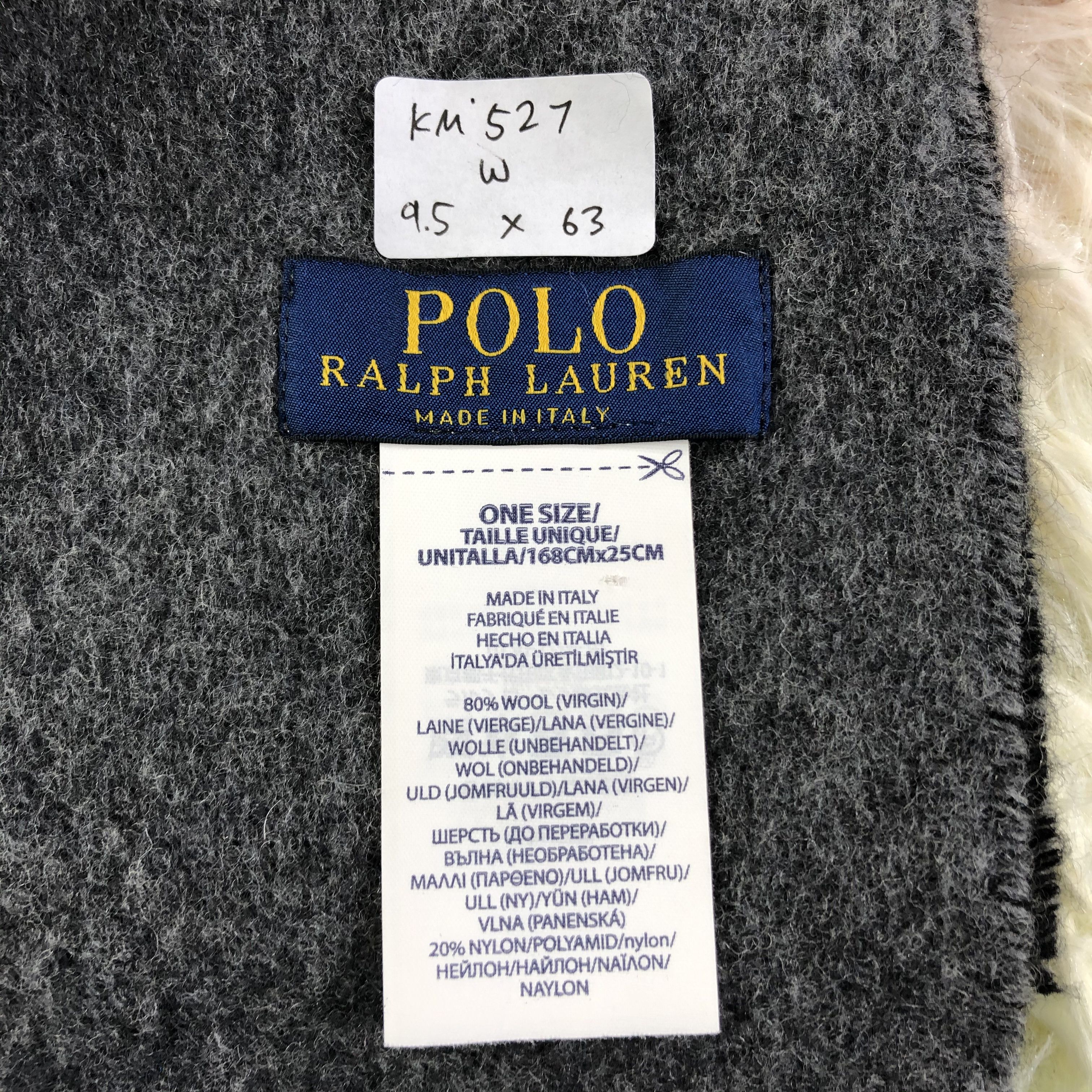 Polo Ralph Lauren × Vintage Polo Ralph Lauren Scarf / Muffler / Neckwear - KM527 Size ONE SIZE - 6 Thumbnail