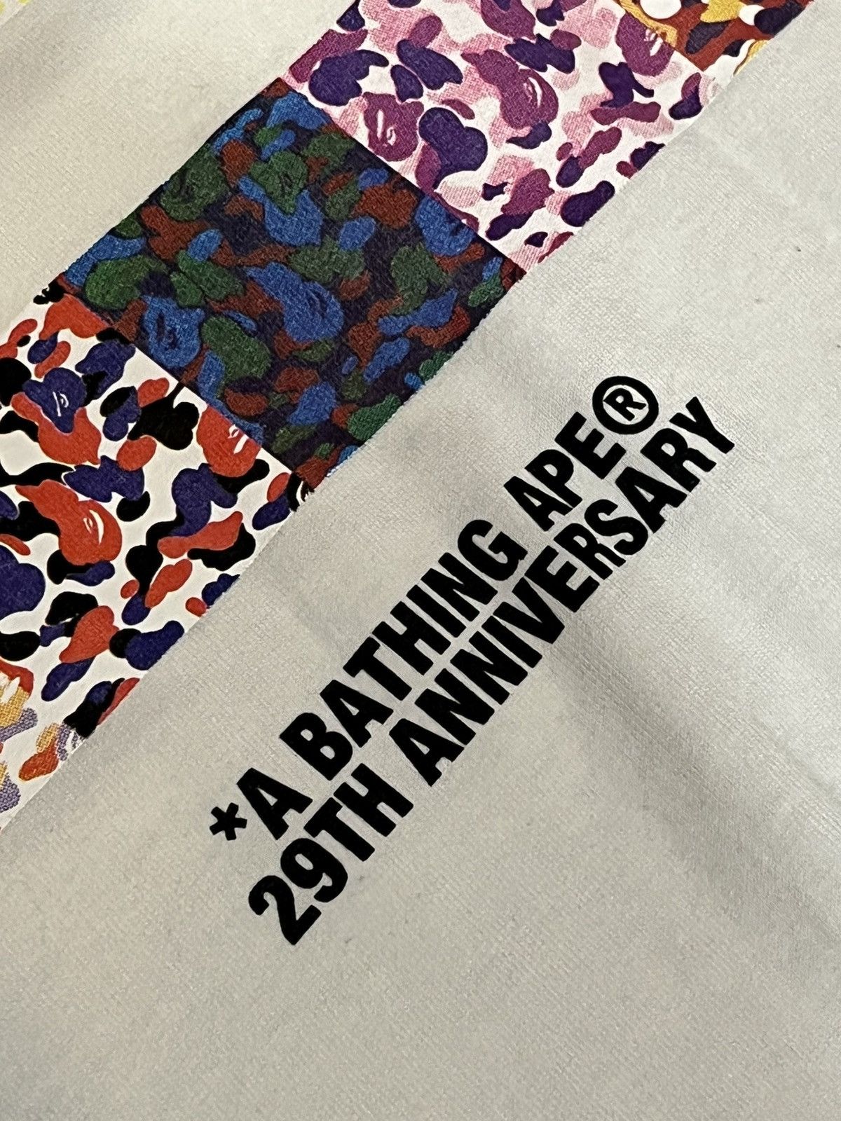 Bape A Bathing Ape 29th Anniversary Crazy Exclusive Camo Tee Size US XXL / EU 58 / 5 - 4 Thumbnail