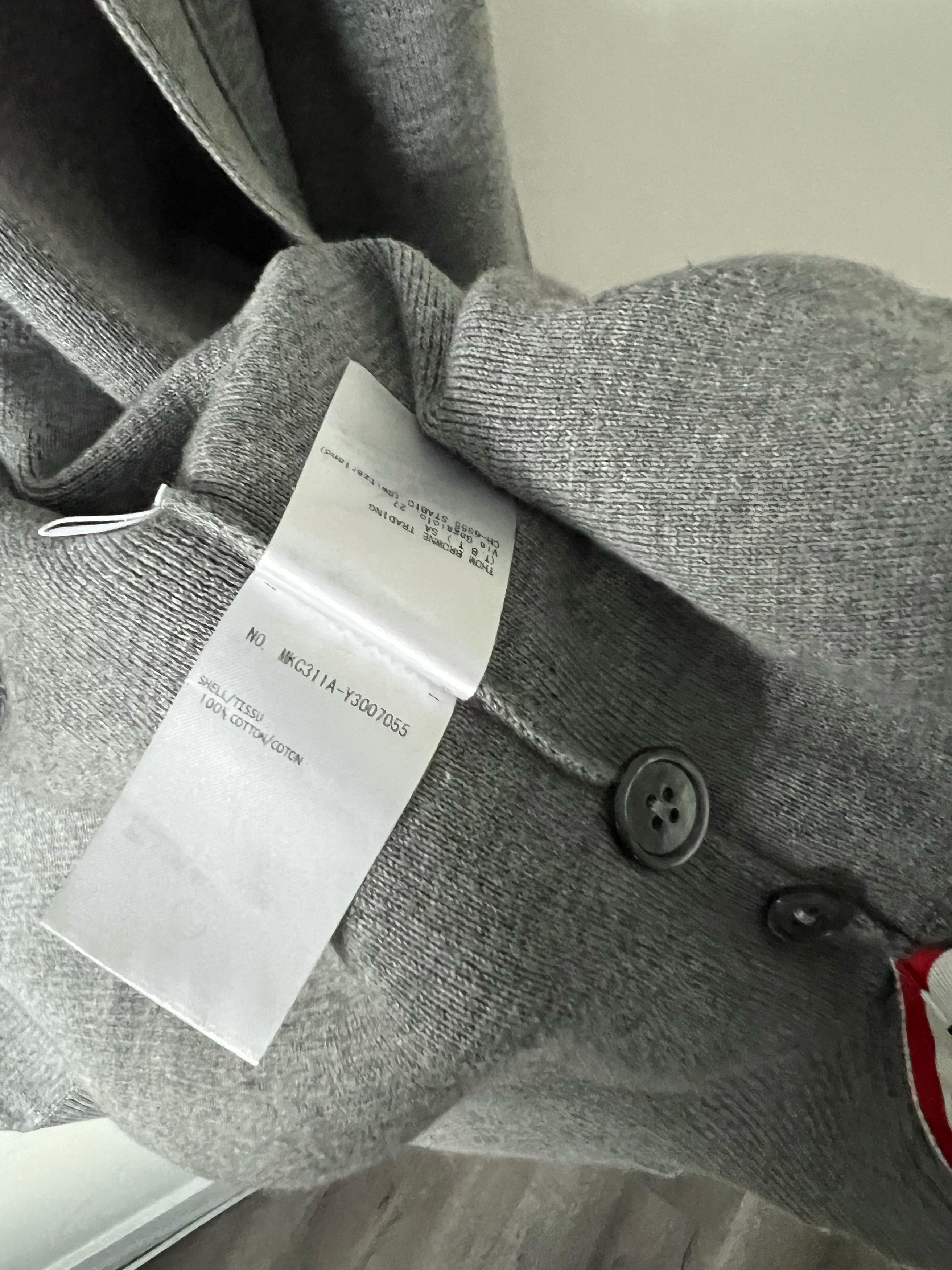 Thom Browne Thom Browne Grey Milano Stitch Long Cardigan Size 4 Size XXL / US 16-18 / IT 52-54 - 8 Thumbnail
