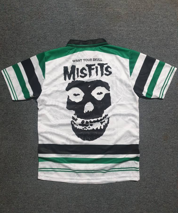 Misfits Misfits white green streetwear jersey Size US M / EU 48-50 / 2 - 7 Thumbnail