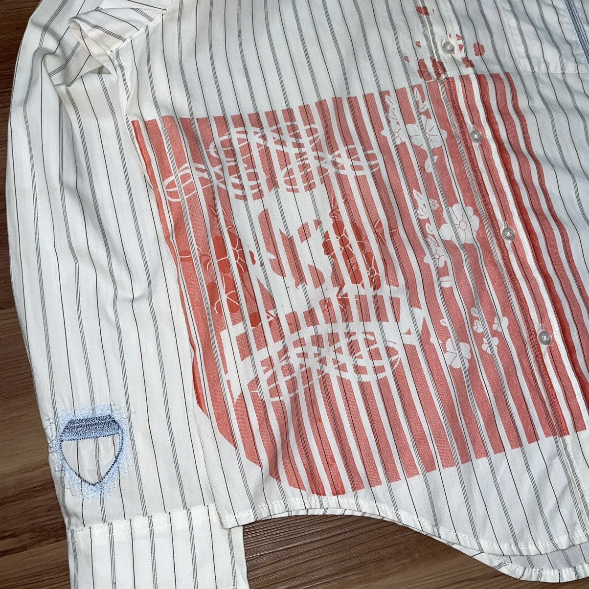 Marithe + Francois Girbaud MF+G Girbaud Button Up Shirt Size US L / EU 52-54 / 3 - 2 Thumbnail