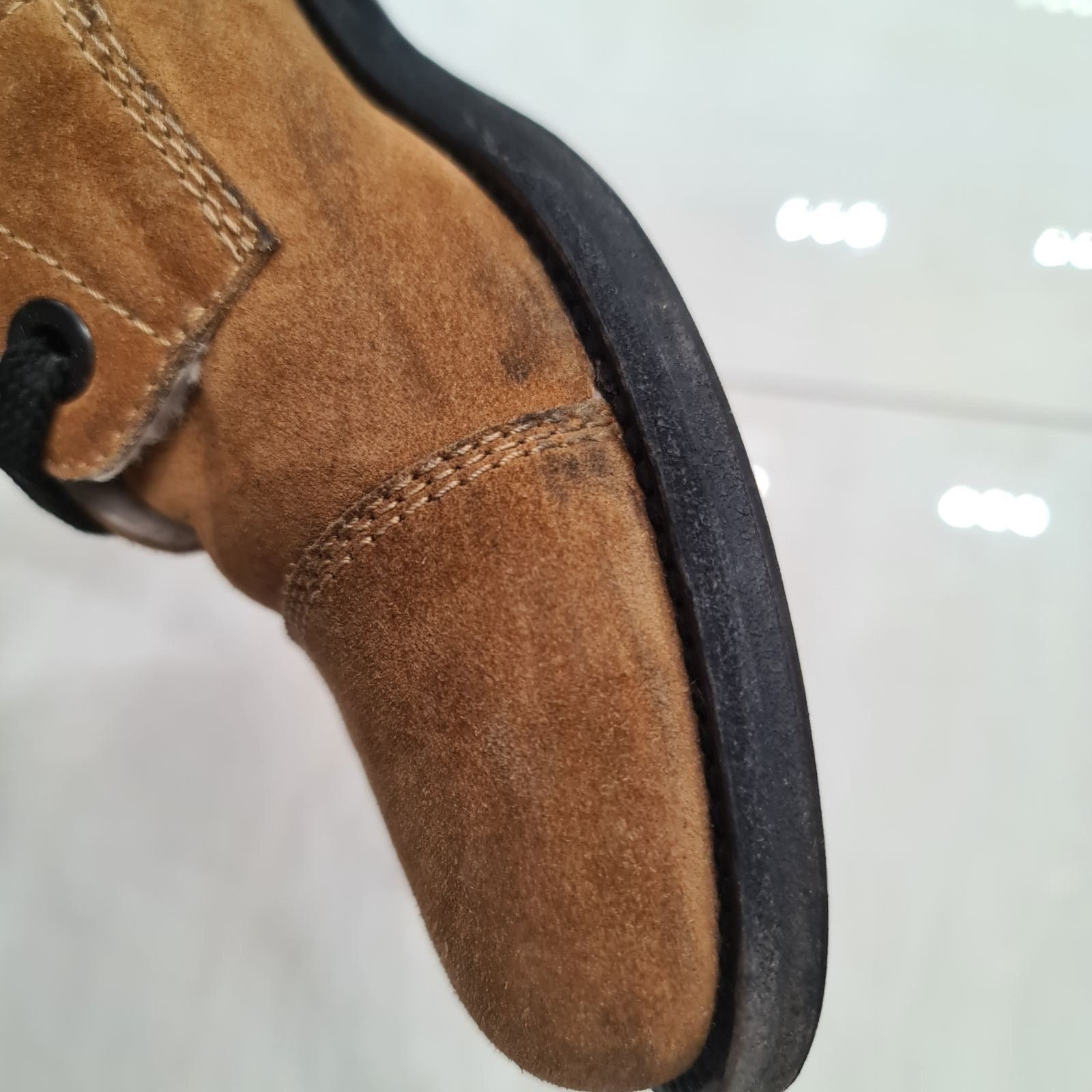Chanel CHANEL 2012 Brown Suede Mid-Calf Combat Boots Size 38.5 Size US 7.5 / IT 37.5 - 11 Thumbnail
