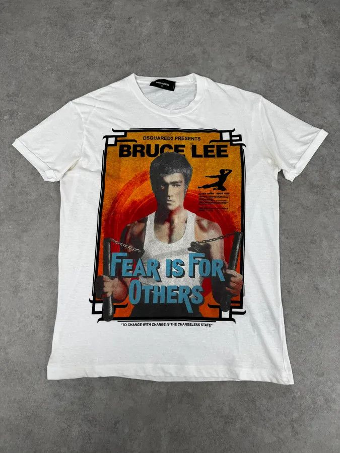 Dsquared2 SS2020 Dsquared2 White Bruce Lee Fighter T-Shirt Size US M / EU 48-50 / 2 - 1 Thumbnail