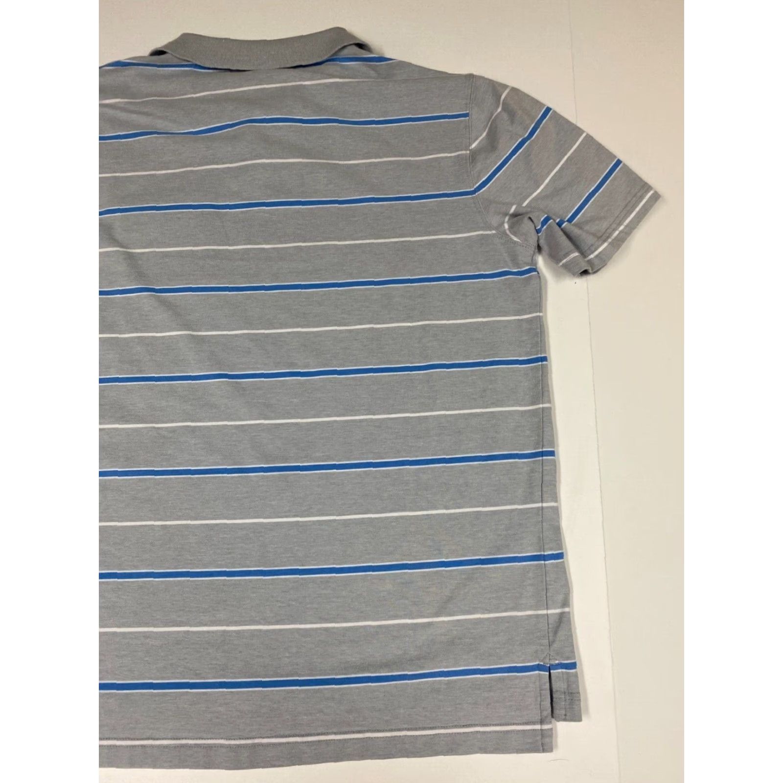 Vintage Saddlebred Polo Shirt L Regular Gray Striped Comfort flex Short Sleeve Men Size US L / EU 52-54 / 3 - 7 Thumbnail