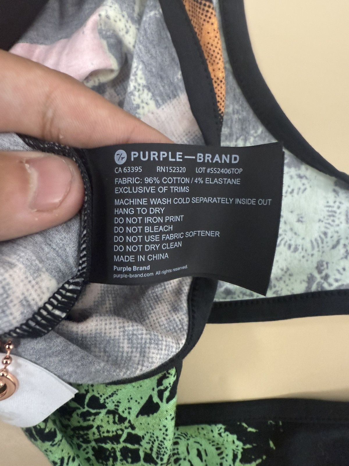 Other Purple Brand Jersey Bodysuit Size S / US 4 / IT 40 - 5 Thumbnail