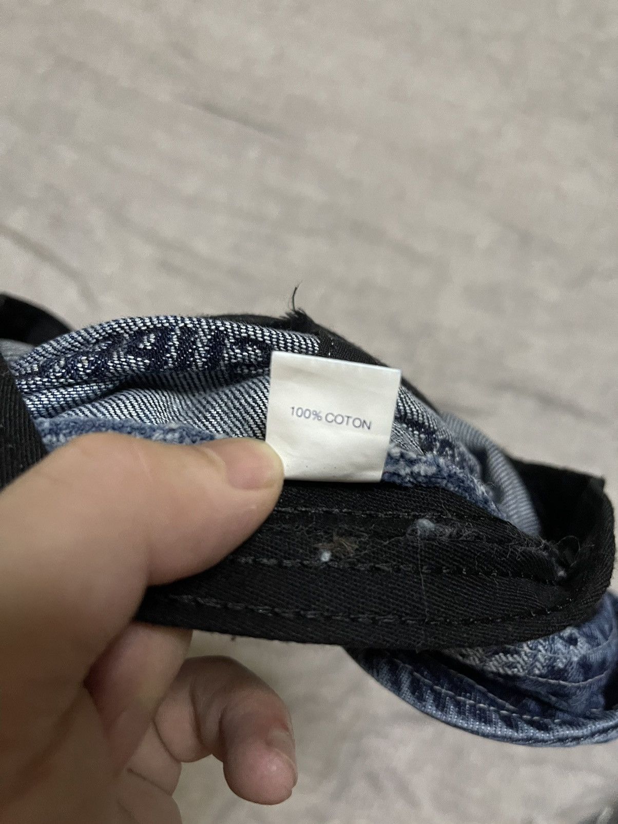 Supreme Supreme logo denim crusher M/L Size ONE SIZE - 5 Thumbnail