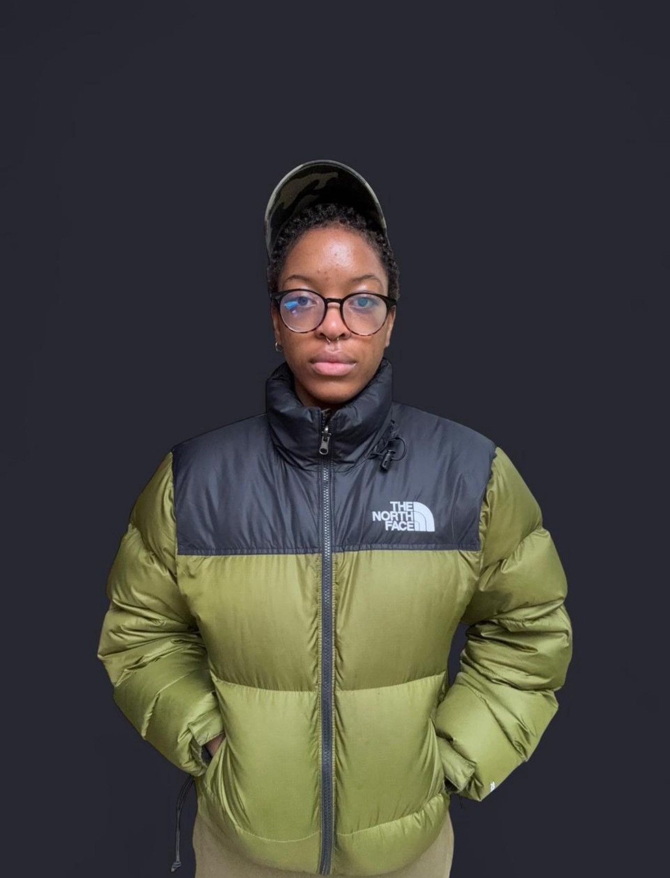 The North Face Green and black The North Face puffer jacket Size XS / US 0-2 / IT 36-38 - 2 Thumbnail