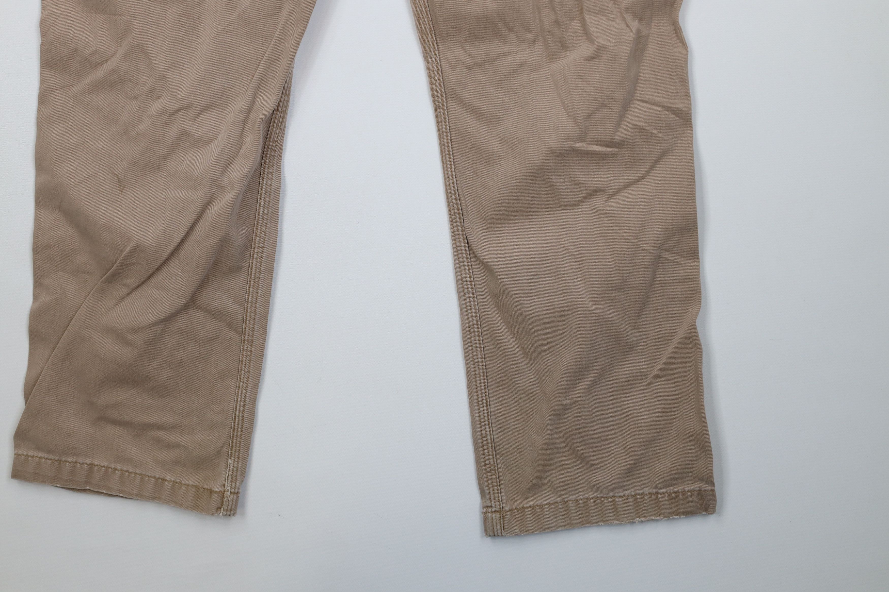Carhartt Vintage Y2K Carhartt Wide Leg Dungaree Pants Trousers Khaki Size US 34 / EU 50 - 15 Thumbnail