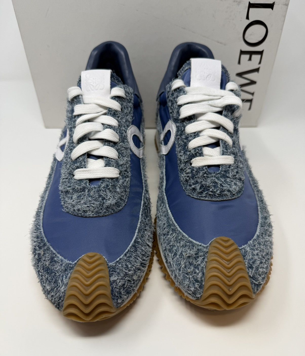 Loewe Loewe Flow Runner Raw Denim Sneaker Size US 12 / EU 45 - 2 Thumbnail