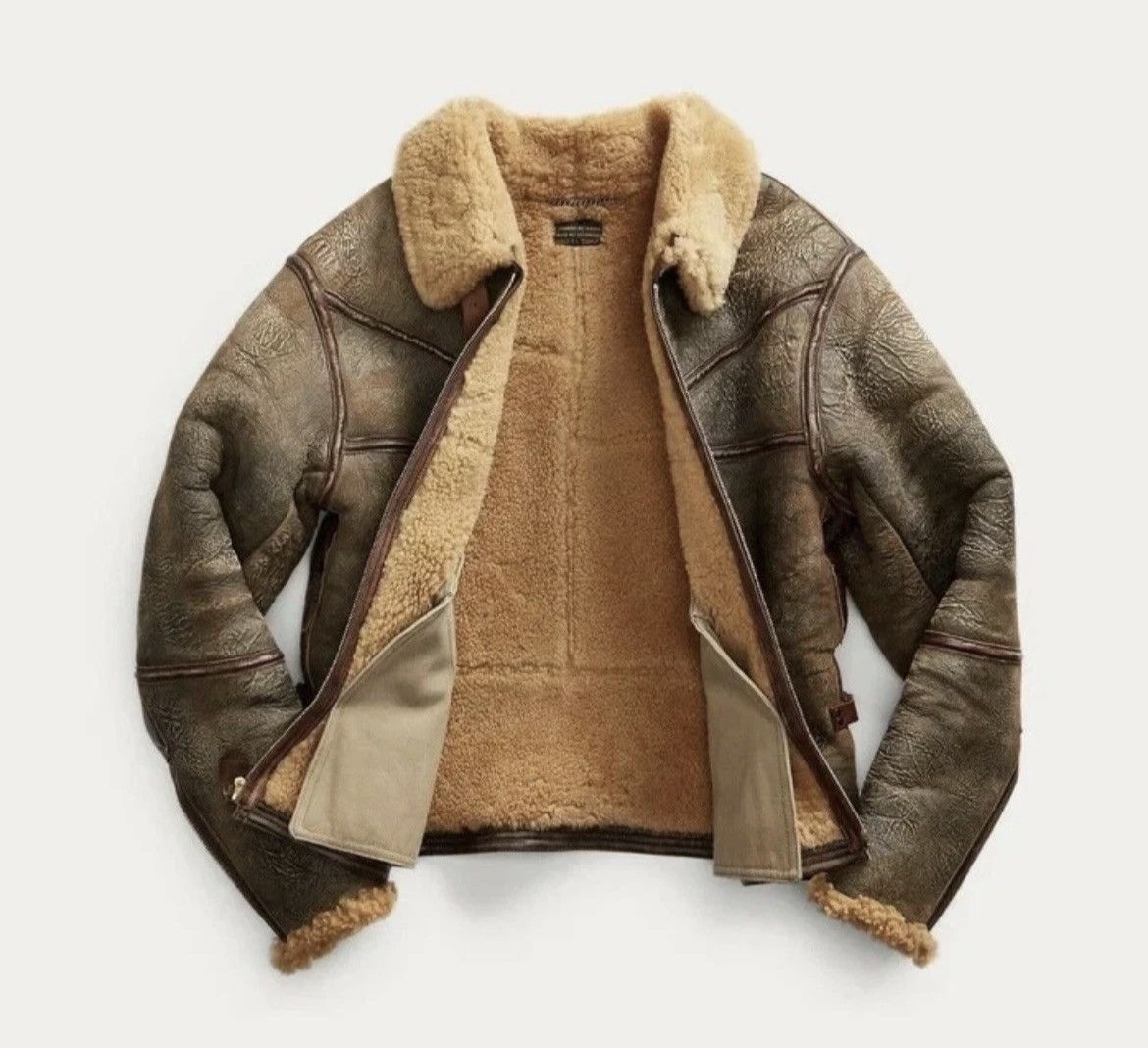 RRL Ralph Lauren Ralph Lauren RRL sheepskin shearling leather Size US M / EU 48-50 / 2 - 8 Thumbnail