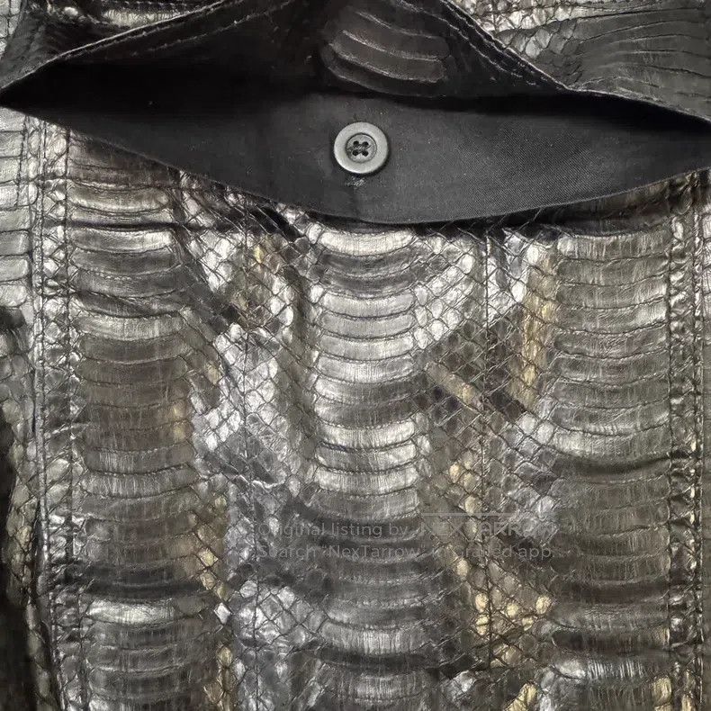Rick Owens Rick Owens Python-skin 7-point crotch pants Size US 38 / EU 54 - 9 Thumbnail