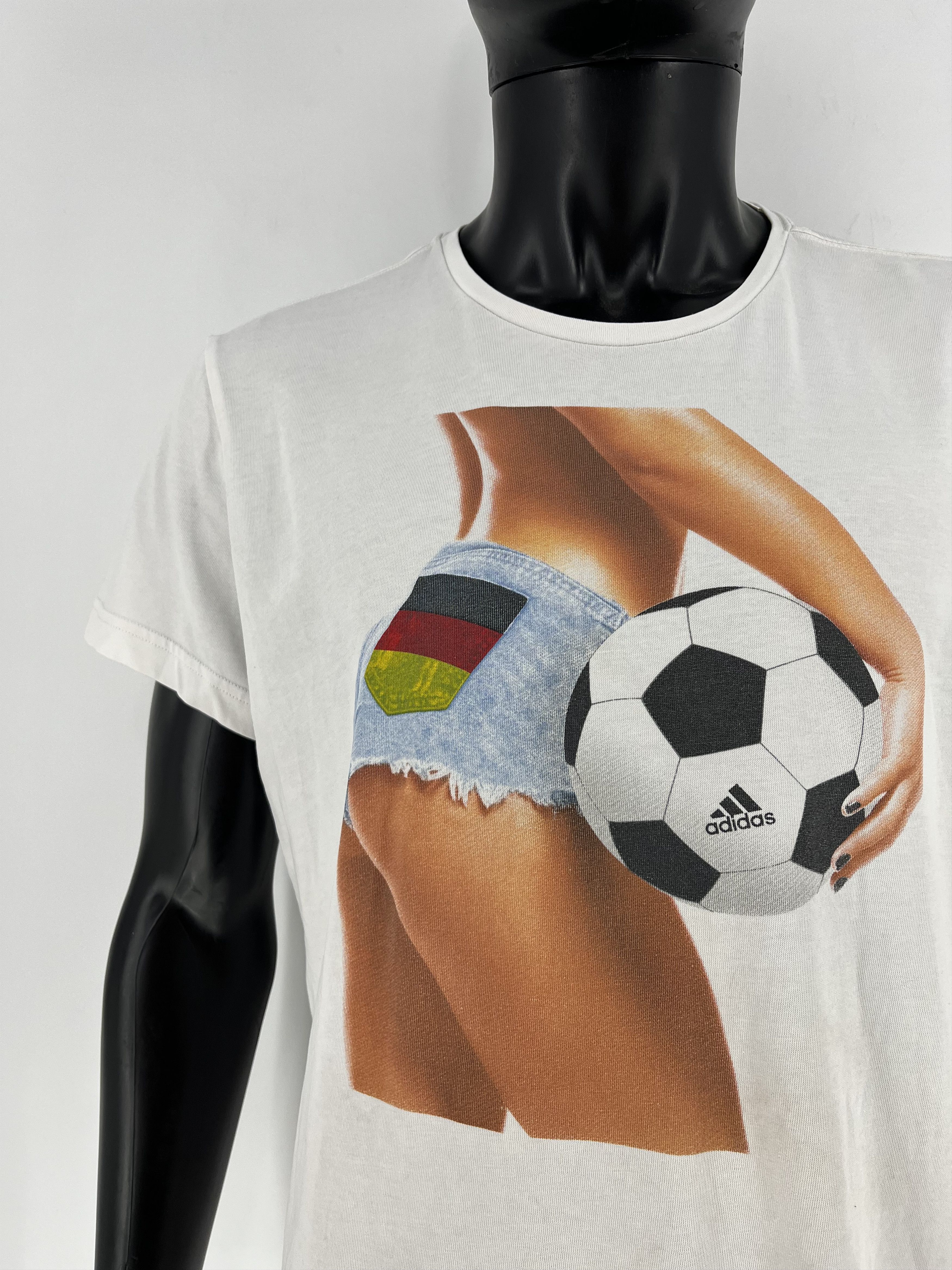 Adidas Adidas EURO 16 Tee Summer Fan white Size L Sexy Girl Size US L / EU 52-54 / 3 - 8 Thumbnail