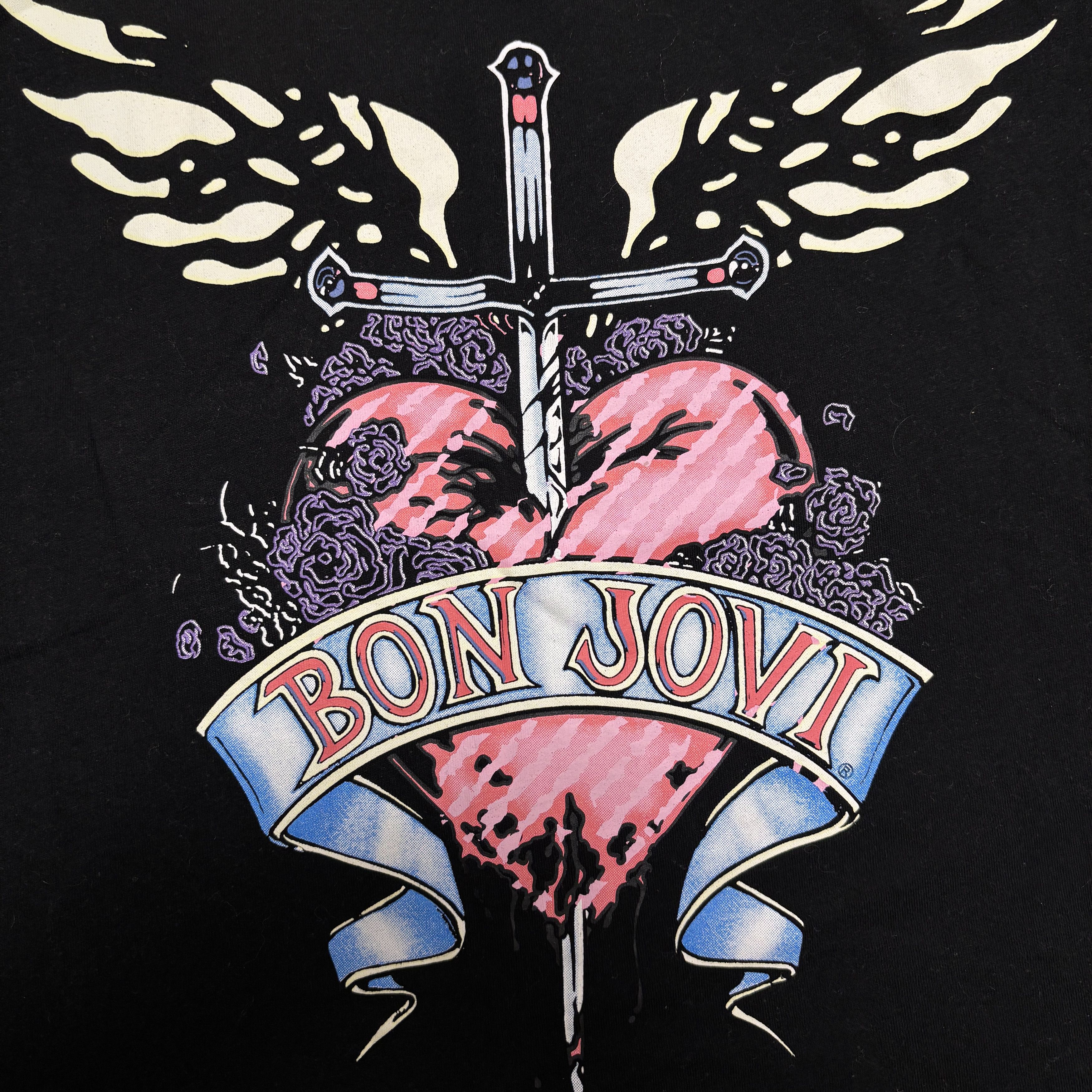 Band Tees × Bon Jovi × Vintage Bon Jovi Shirt Vintage Band Tees Size US XL / EU 56 / 4 - 5 Thumbnail