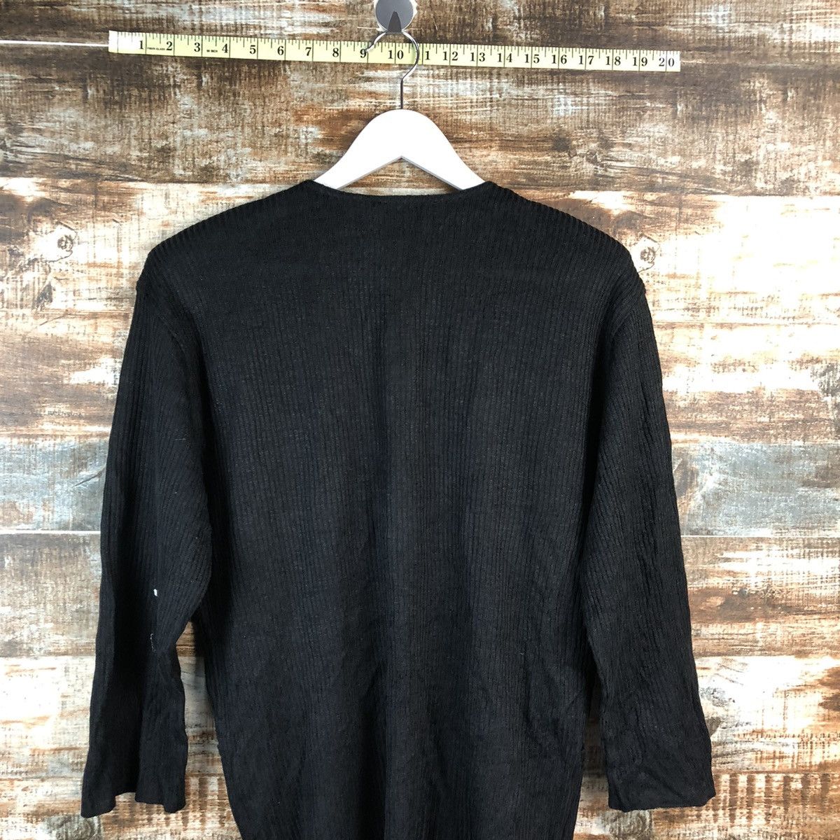 Vintage Cosa Nostra japan vintage Black Cardigan Knitwear #A2507 Size US L / EU 52-54 / 3 - 13 Thumbnail