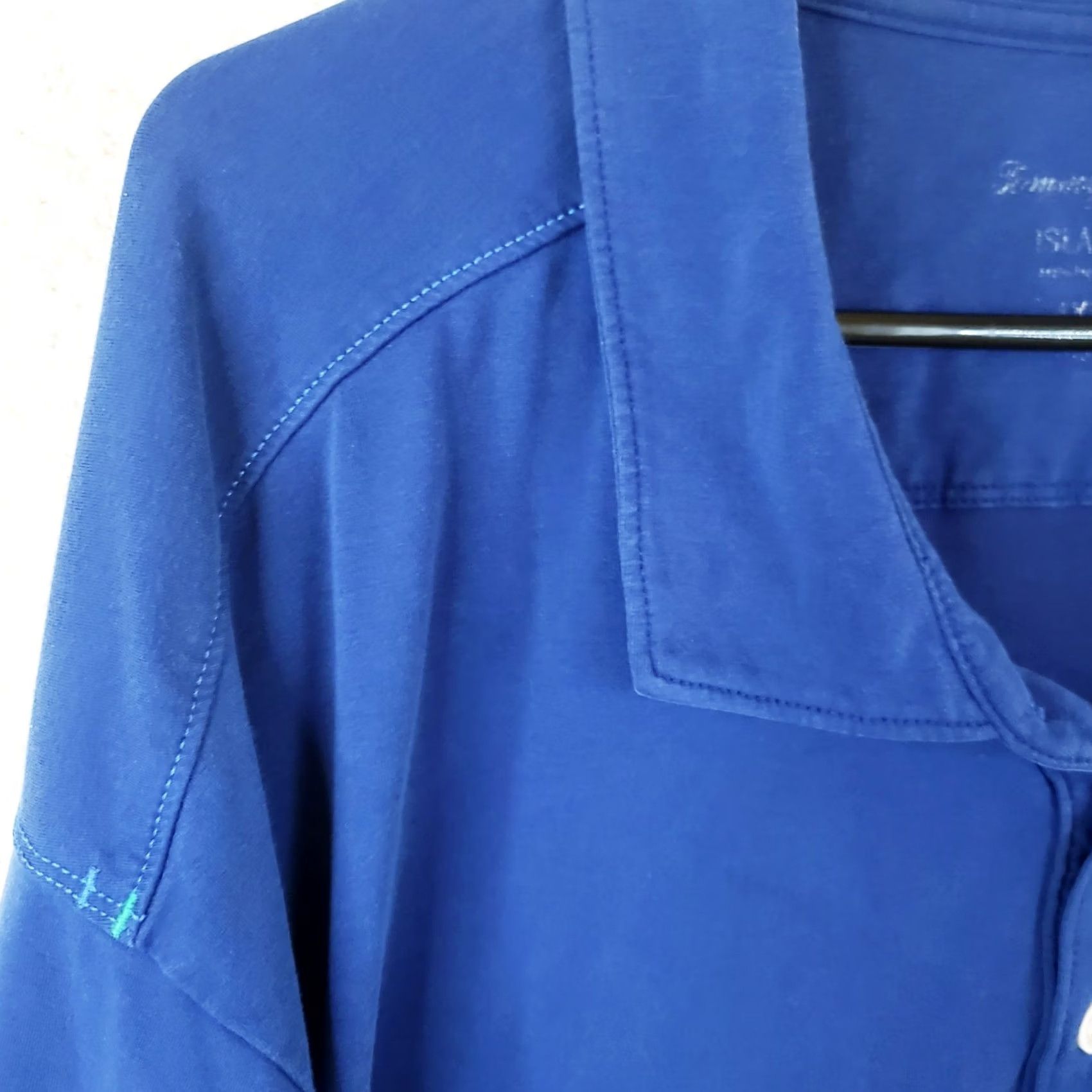 Tommy Bahama VINTAGE Tommy Bahama IslandZone Polo Shirt Short Sleeve 4XL Blue Marlin Logo Mens Polo Shirt Big & Tall Size US XXL / EU 58 / 5 - 7 Thumbnail