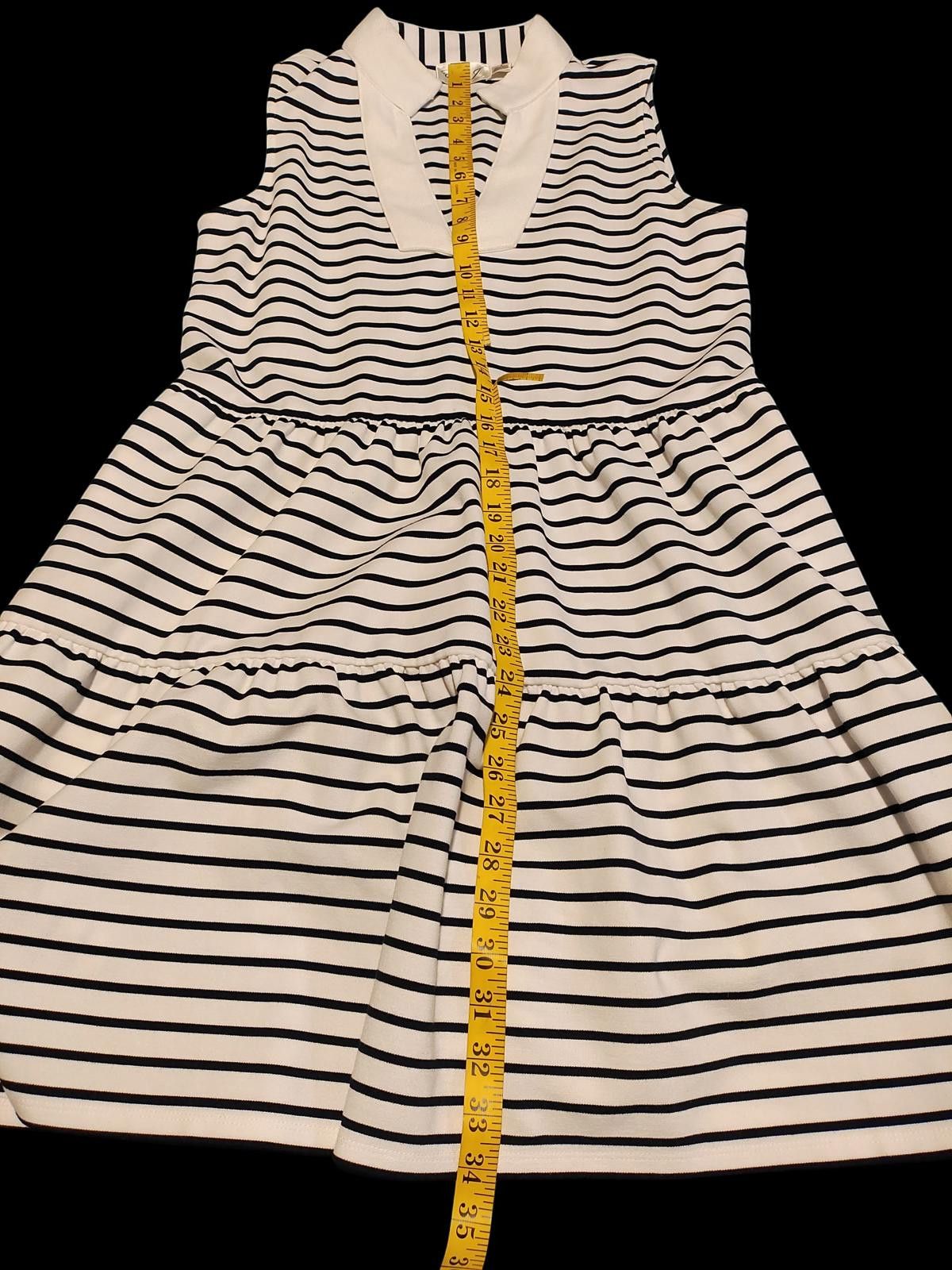 Other Eliza J Nautical Tiered Stripe Dress with V-Neck Collar Size M / US 6-8 / IT 42-44 - 9 Thumbnail