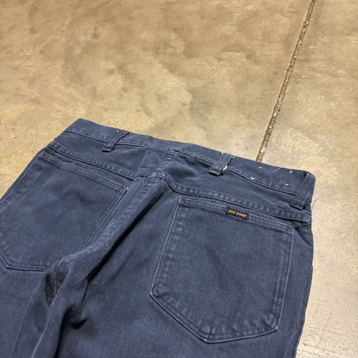 Vintage Vintage 70s Big Yank Bell Bottom Flare Boot Cut Denim Jeans Size US 28 / EU 44 - 11 Thumbnail