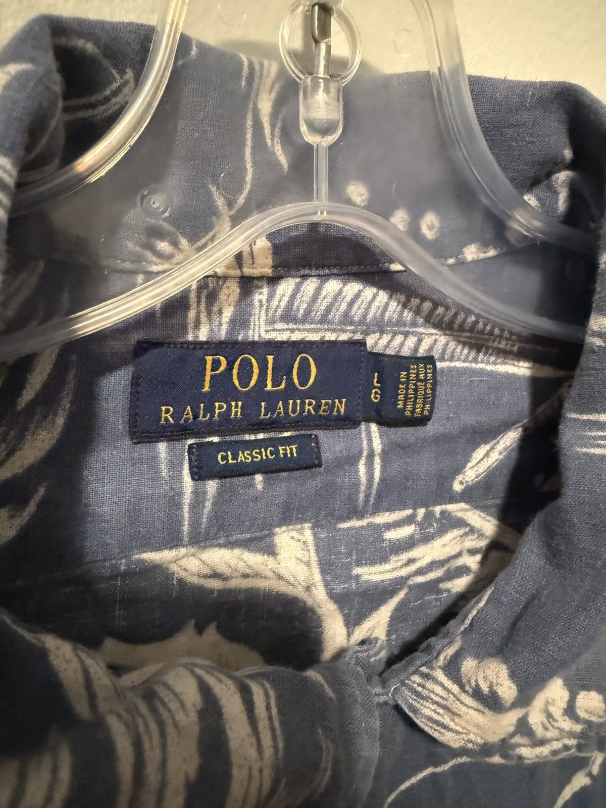 Polo Ralph Lauren Vintage Polo Ralph Lauren Sword Fish Button Up Size US L / EU 52-54 / 3 - 2 Thumbnail