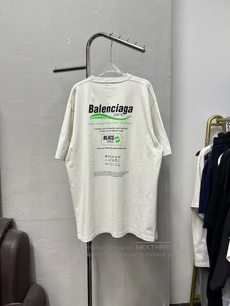 Balenciaga Balenciaga Short-sleeve with eco-logo Size US XXS / EU 40 - 4 Thumbnail