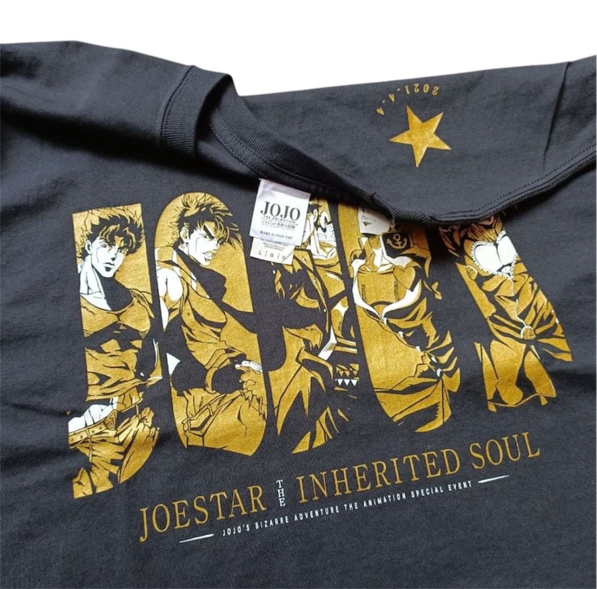 Anime Jojo Bizzare Adventure Anime Tee Size US L / EU 52-54 / 3 - 3 Thumbnail
