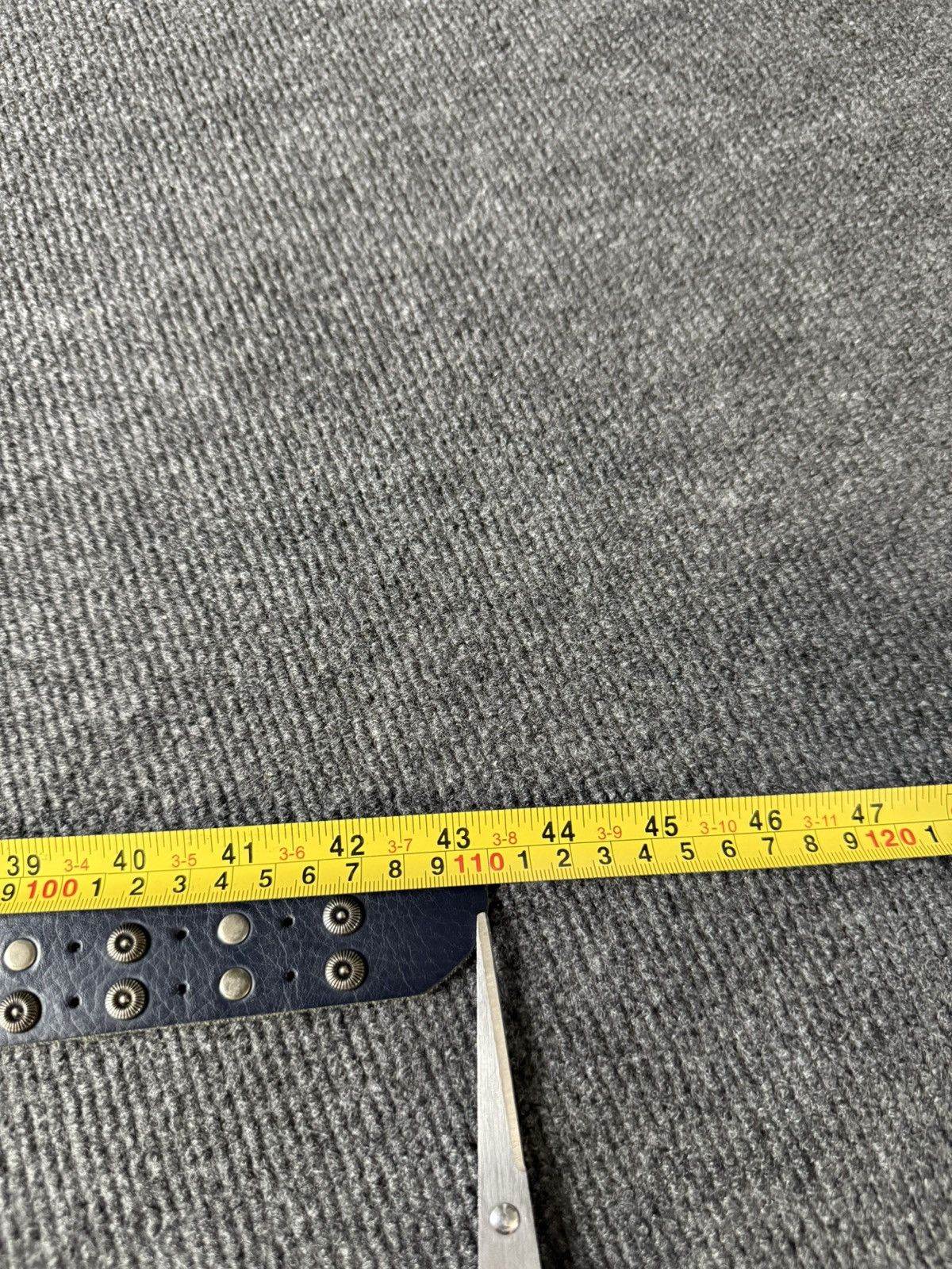 Japanese Brand Vintage Japanese Leather Punk Emo Rock Goth Y2K Drill belt Size ONE SIZE - 19 Thumbnail