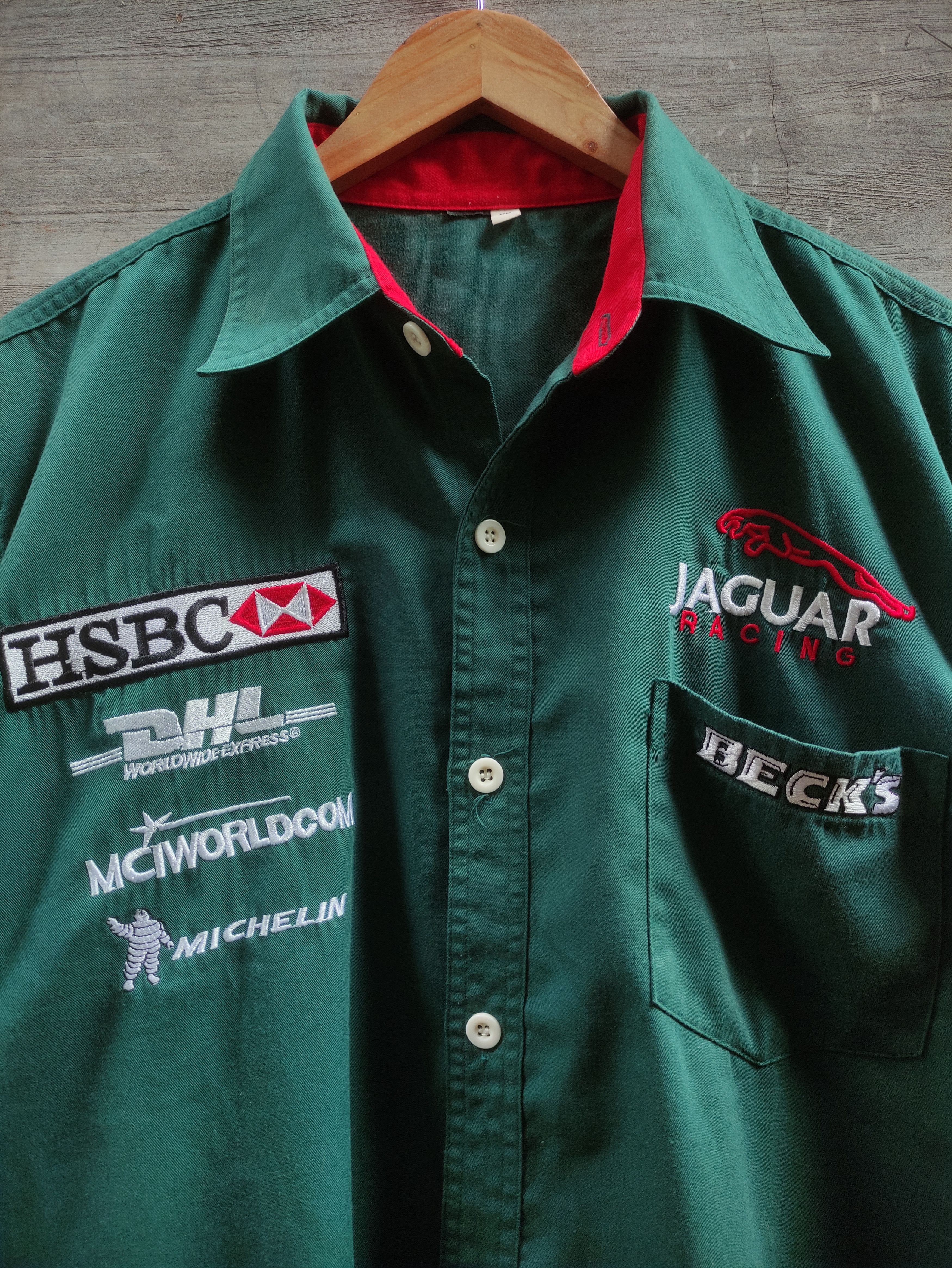 Vintage Vintage Jaguar F1 Racing Polo Size US L / EU 52-54 / 3 - 6 Thumbnail