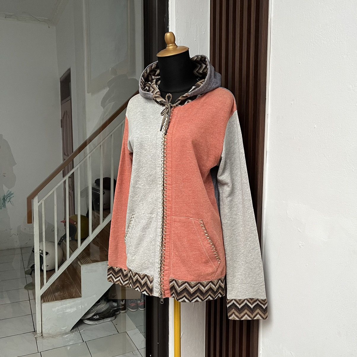 If Six Was Nine × Japanese Brand × semanticdesign Nice Sesign Zipp Hoodie Semantic Design Japanese Size US M / EU 48-50 / 2 - 2 Thumbnail
