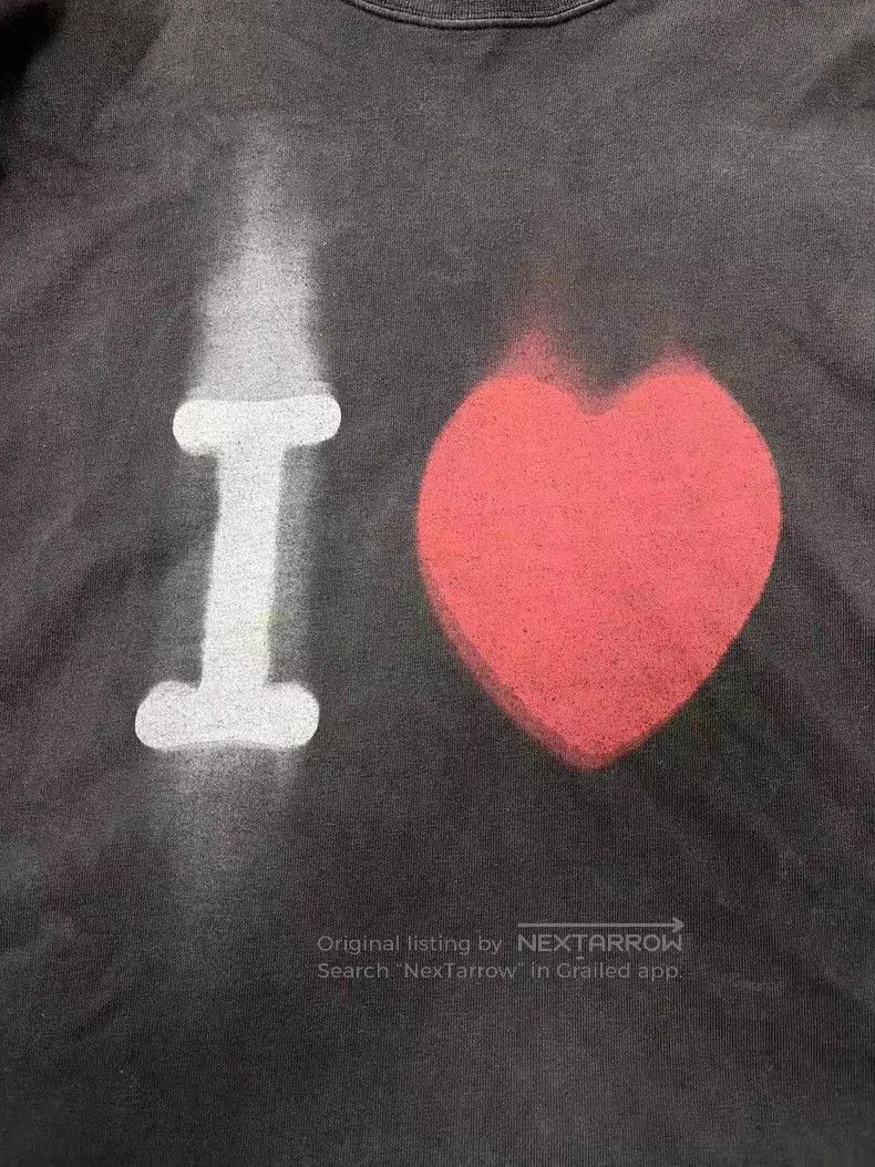 Balenciaga Balenciaga Letter Heart Printed Short Sleeve T-Shirt Size US L / EU 52-54 / 3 - 3 Thumbnail