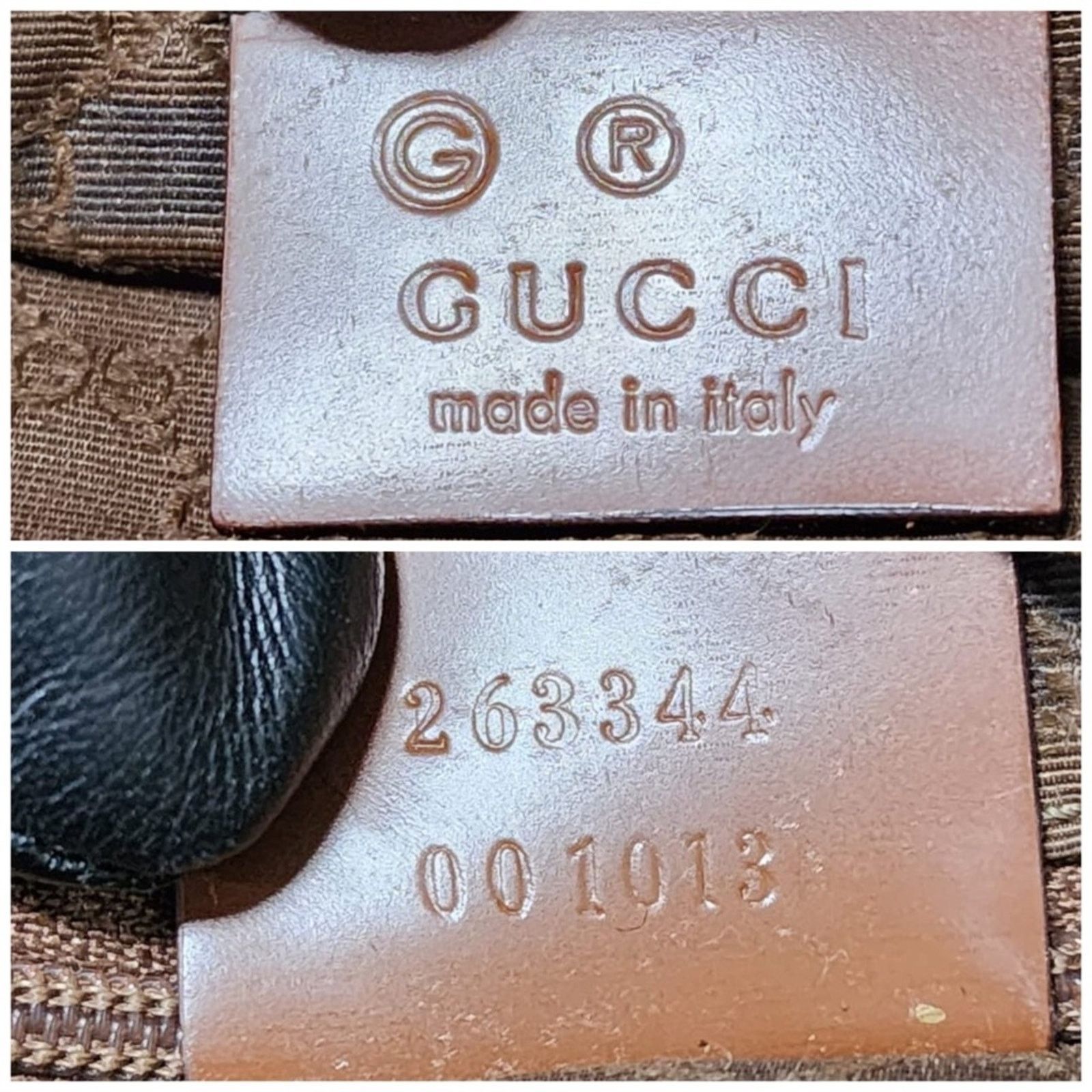 Gucci Authentic Gucci GG Canvas Zip Shoulder Bag Green/Brown Size ONE SIZE - 2 Thumbnail