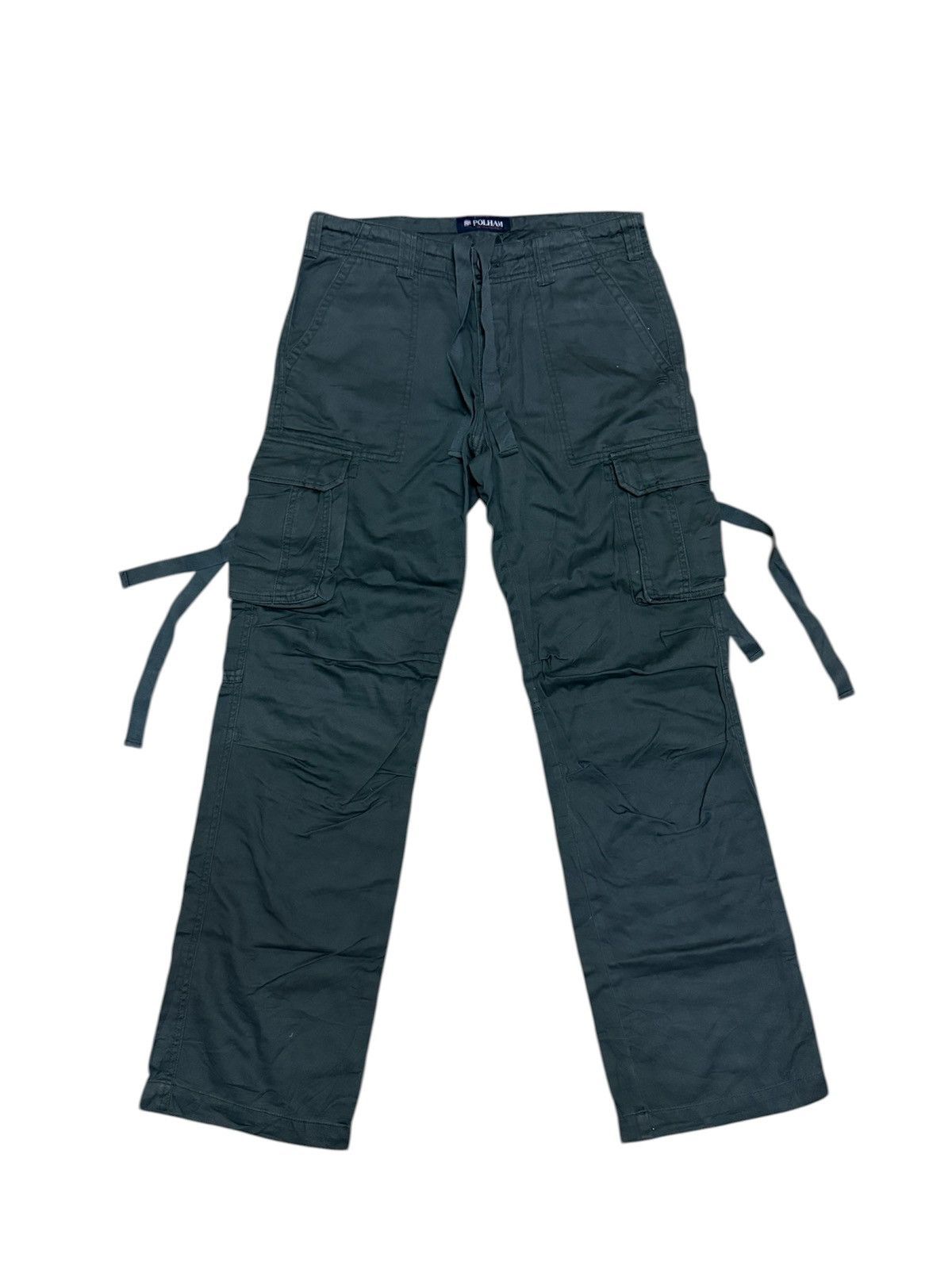Japanese Brand POLHAM Unisex Cargo Pants Streetwear Multipocket Size US 29 - 1 Thumbnail