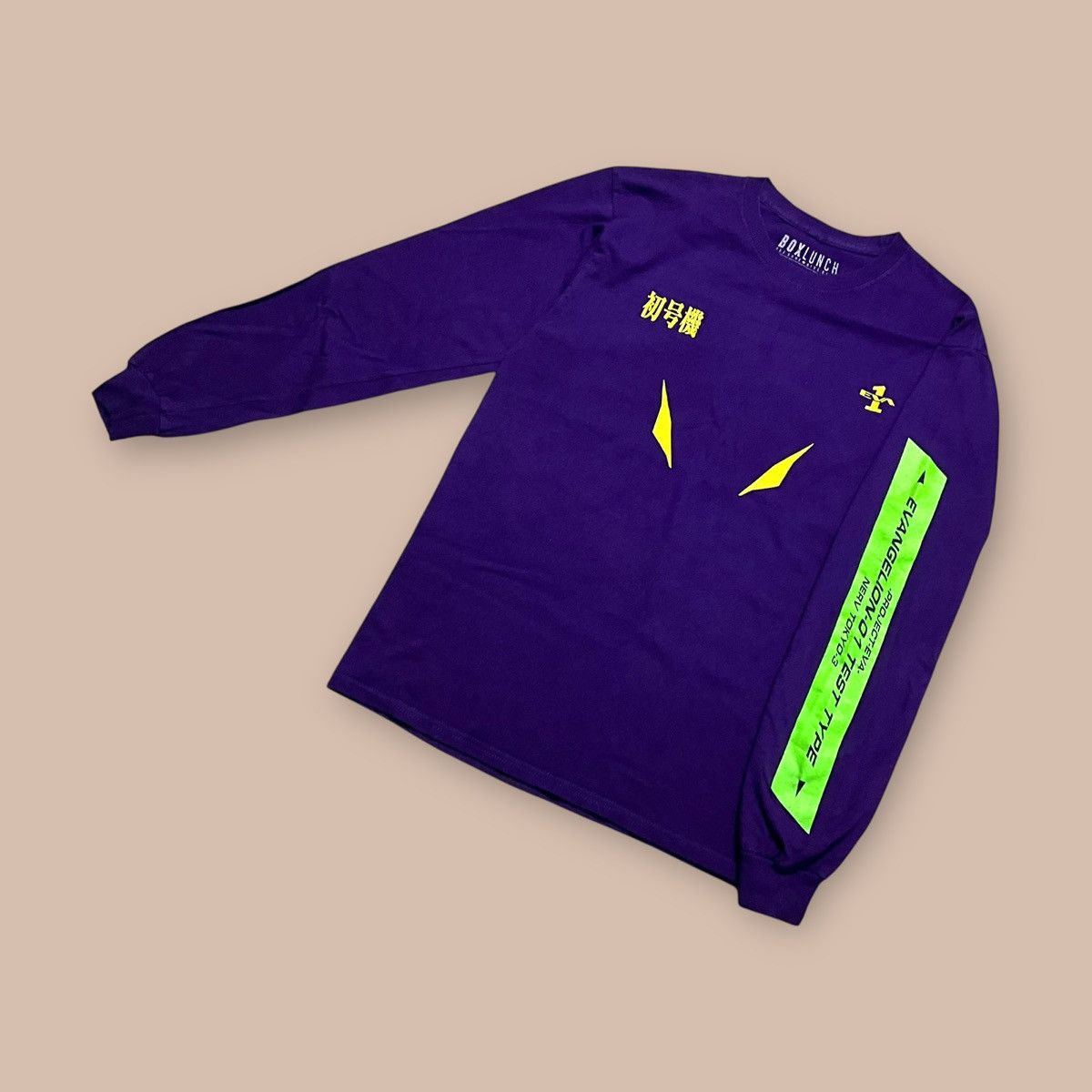 Anime BoxLunch Exclusive X Neon Genesis Evangelion Eva L/S Tee Size US M / EU 48-50 / 2 - 4 Thumbnail
