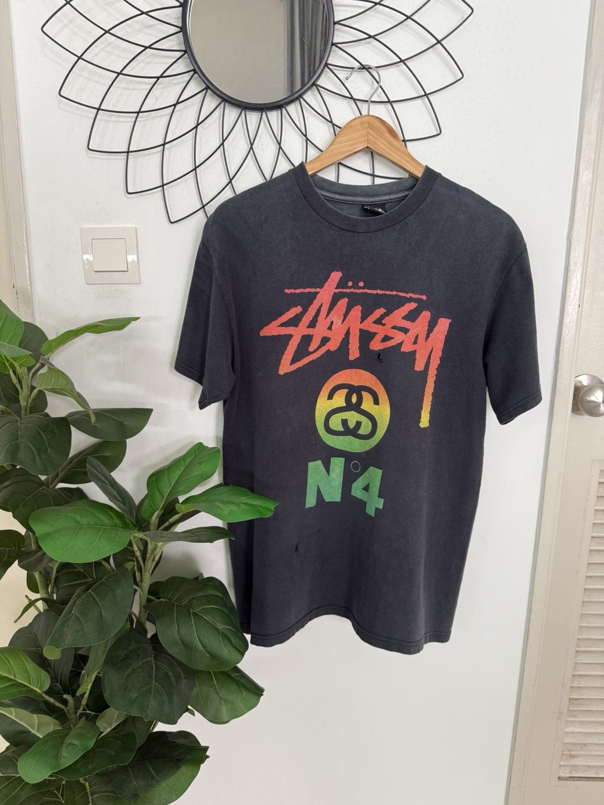 Stussy VINTAGE 90' STUSSY COLOUR RASTA FADDED SHIRT RARE Size US M / EU 48-50 / 2 - 2 Thumbnail