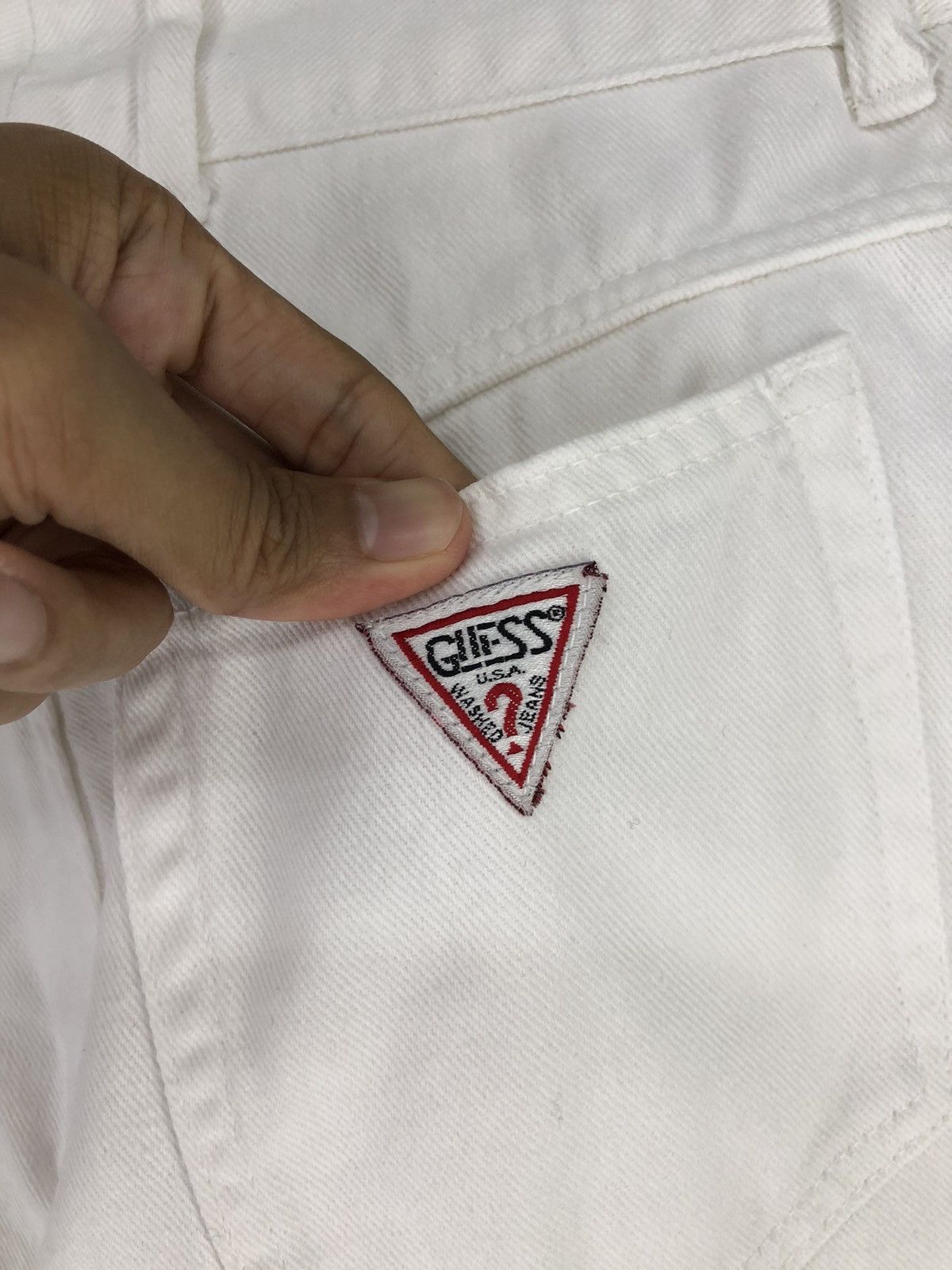Guess Vintage Guess Georges Marciano White Jeans Size 25" / US 0 / IT 36 - 17 Thumbnail
