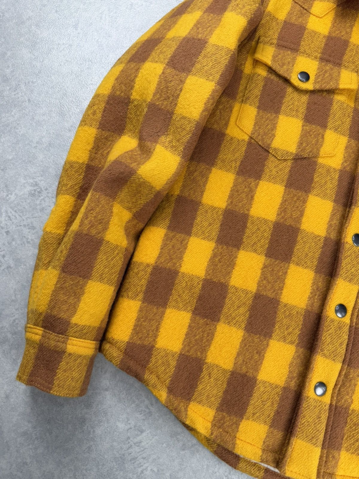 Sandro Sandro Paris Wool Overshirt Check Sherpa Jacket Size S Size US S / EU 44-46 / 1 - 3 Thumbnail