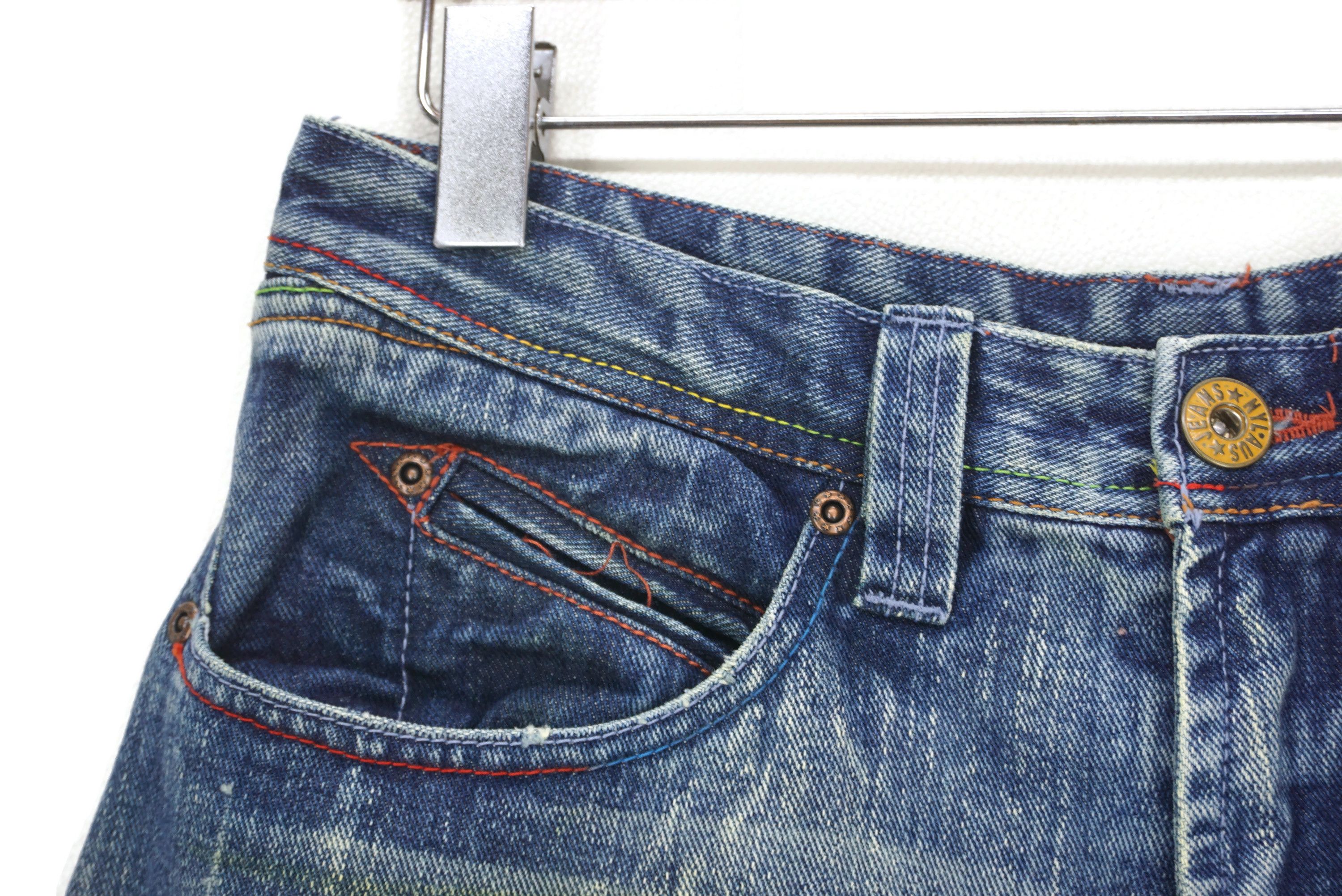 Japanese Brand Nylaus Jeans Size W30xL30.5 Low Rise Straight Leg Denim Size US 30 / EU 46 - 4 Thumbnail