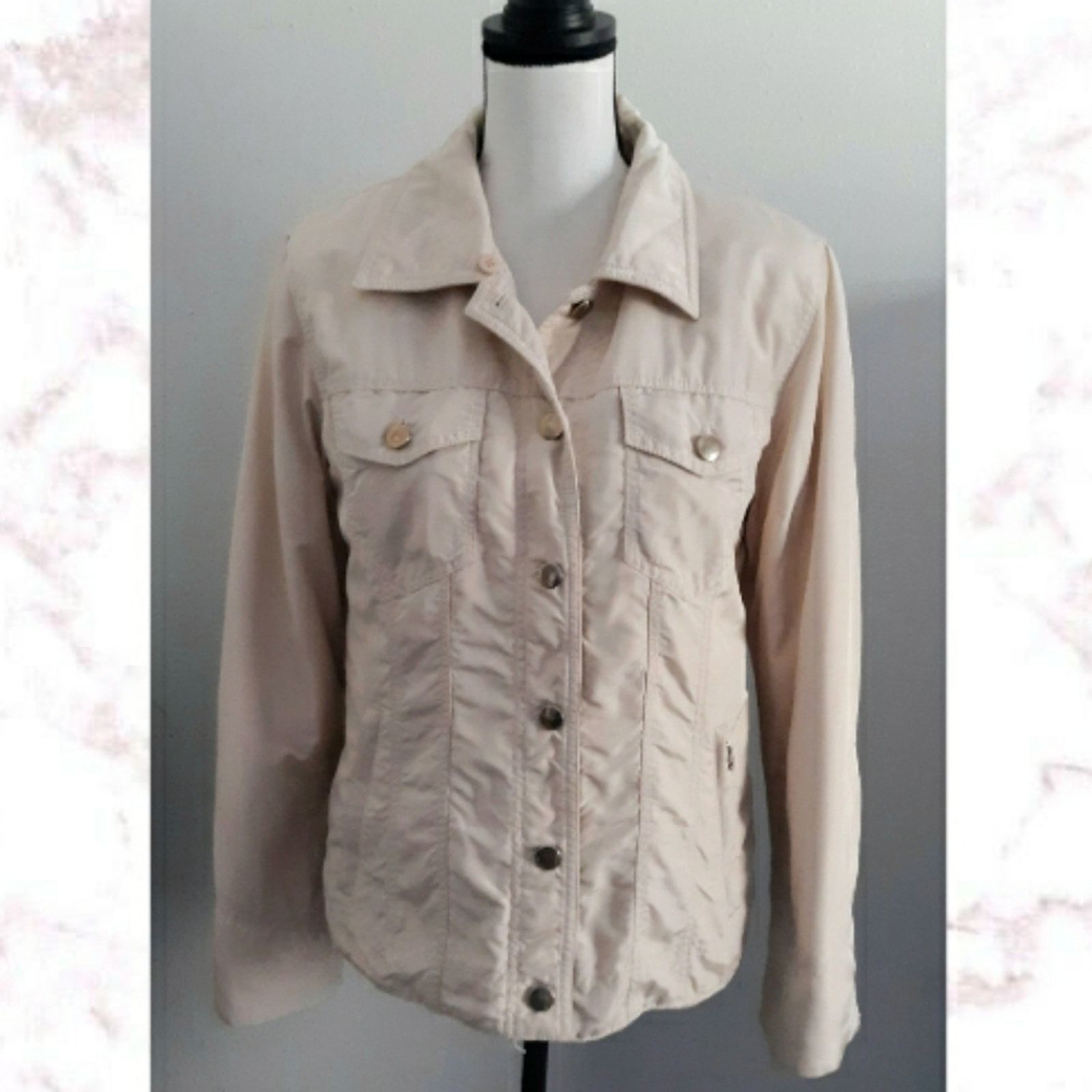 Vintage VTG Sonia Bogner Nylon Lined Jacket 10 Size M / US 6-8 / IT 42-44 - 1 Thumbnail