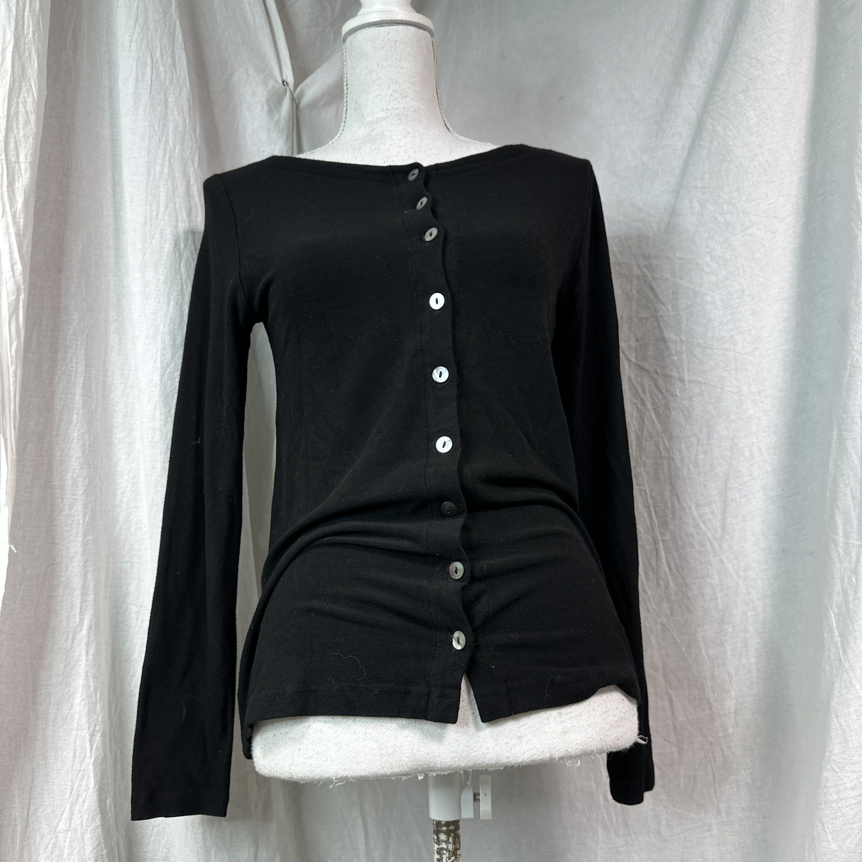 Vintage Vintage Avant Garde Grunge Buttoned Cardigan Y2K Size S / US 4 / IT 40 - 3 Thumbnail
