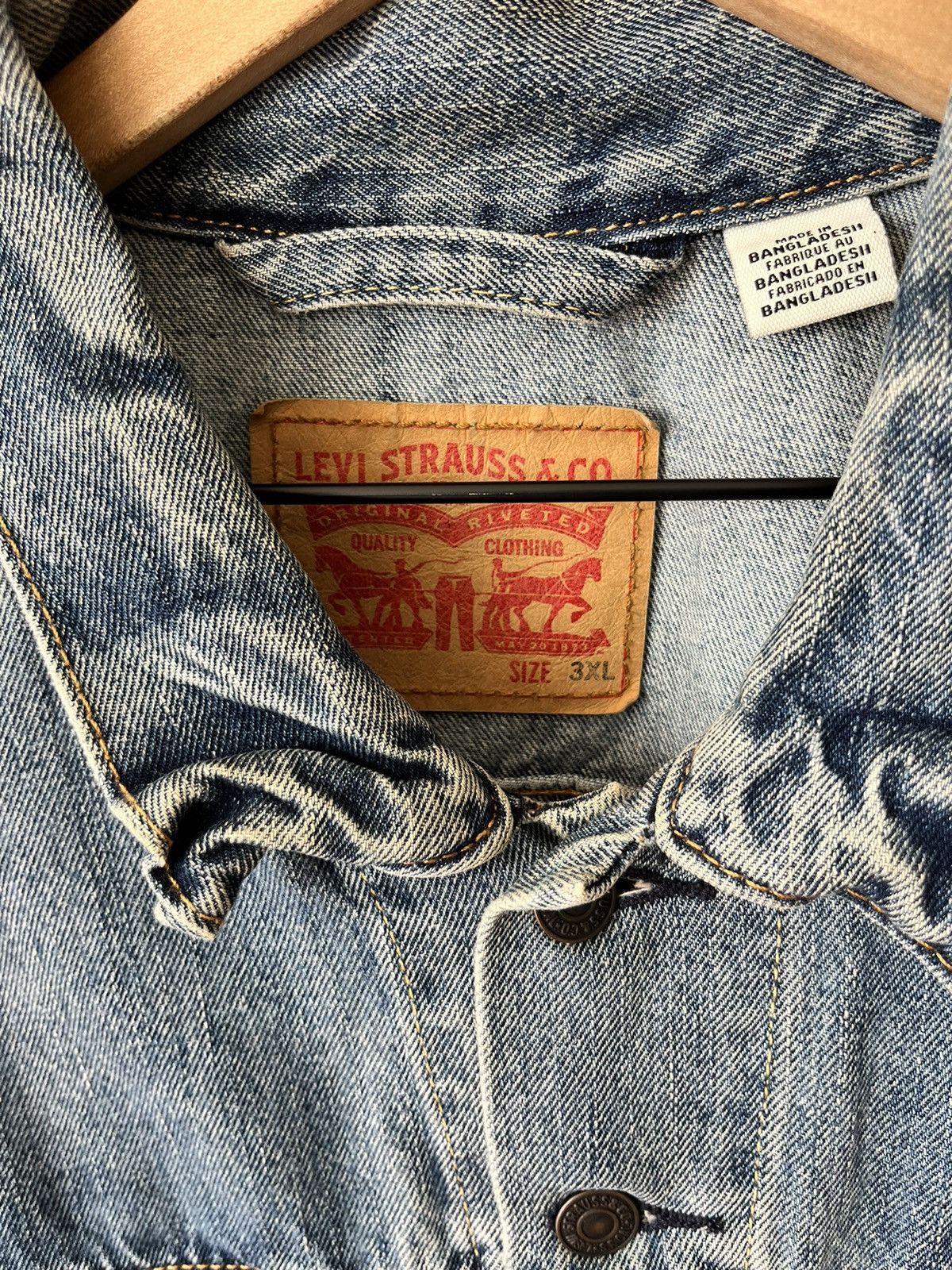 Levi's Denim Cropped Levi Jacket L/XL Size US XL / EU 56 / 4 - 5 Thumbnail