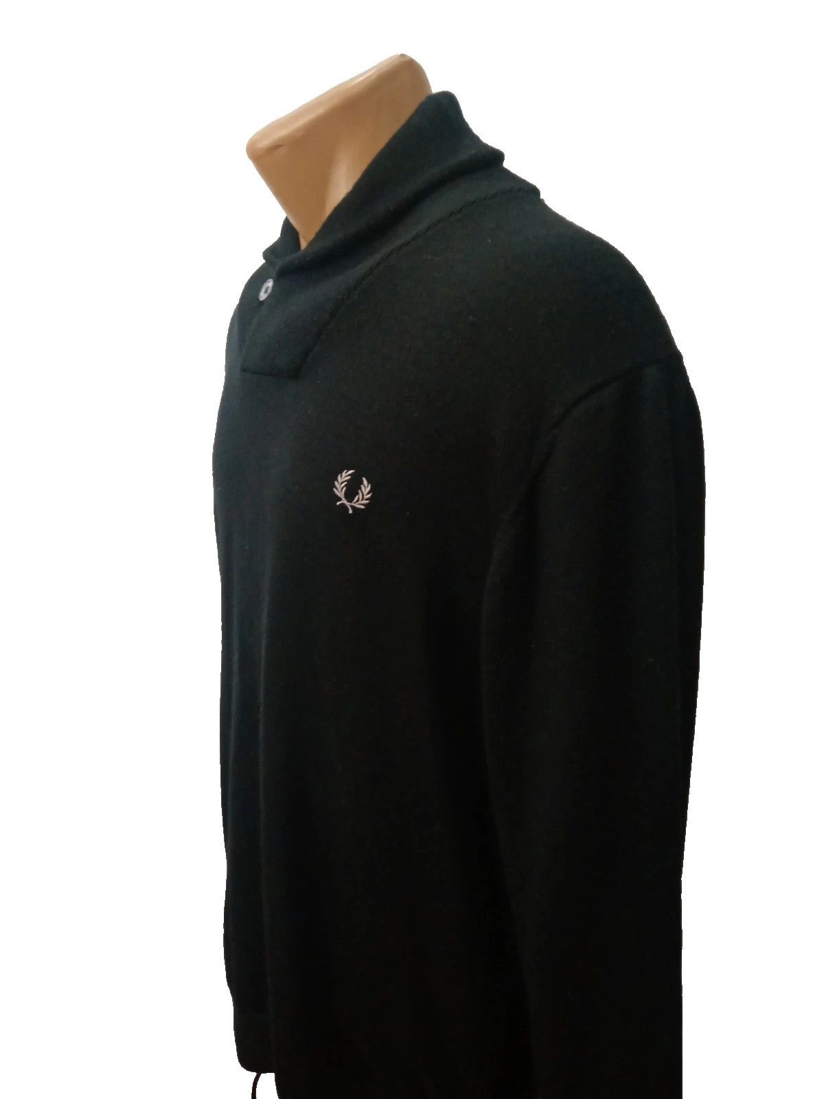 Fred Perry Fred Perry Shawl Neck Merino Wool Jumper XL Size US XL / EU 56 / 4 - 2 Thumbnail