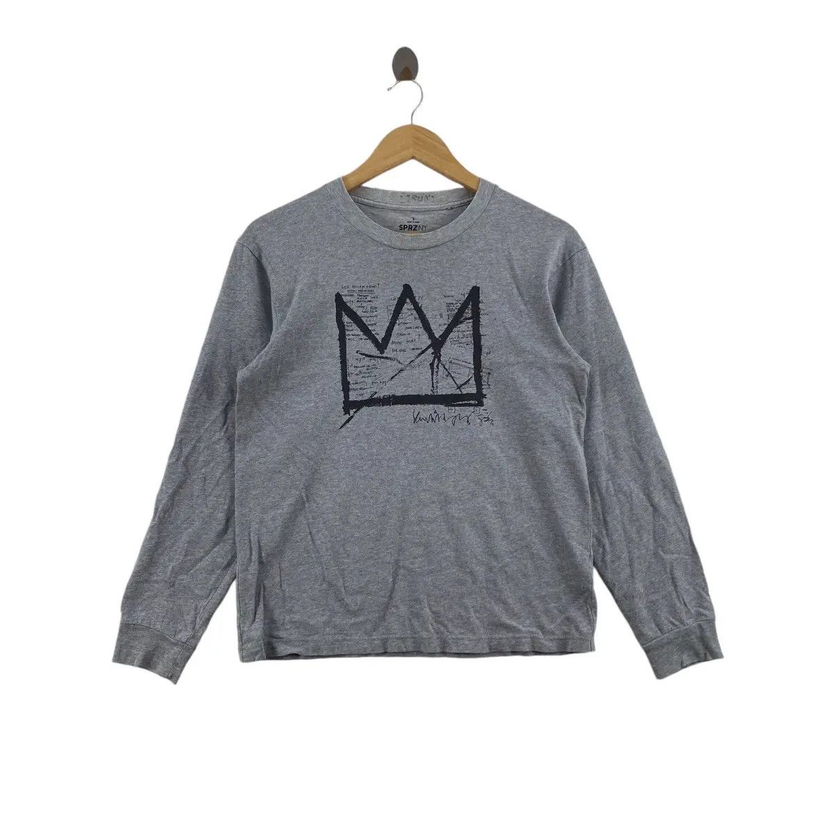 Jean-Michel Basquiat JEAN MICHEL BASQUIAT x UNIQLO Crown Tee Shirt Top Size US S / EU 44-46 / 1 - 1 Thumbnail