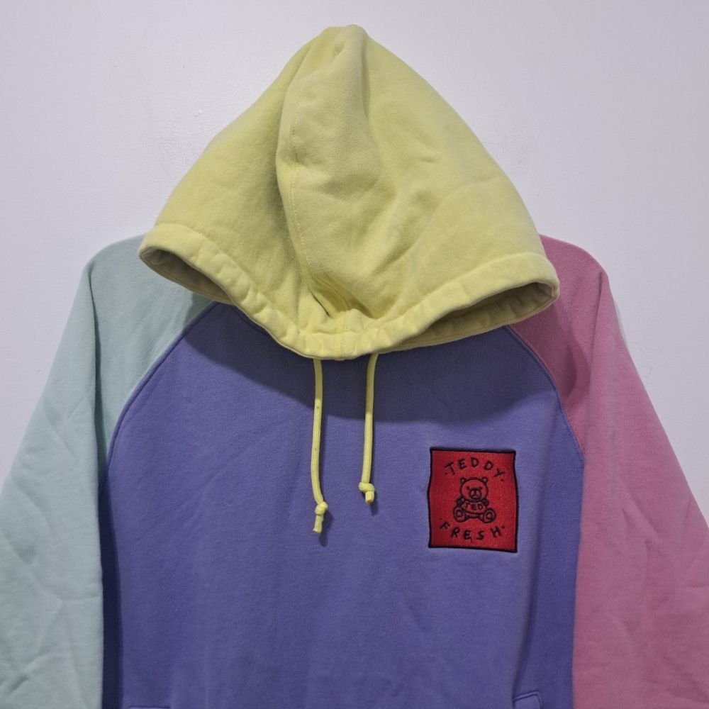 Teddy Fresh Teddy Fresh Pastel Hoodie Logo Patch Retro Y2K Sweater XS Mu Size XS / US 0-2 / IT 36-38 - 12 Thumbnail