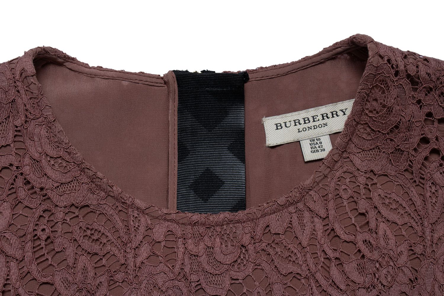 Burberry Burberry, Mauve dress in old pink Size M / US 6-8 / IT 42-44 - 10 Thumbnail