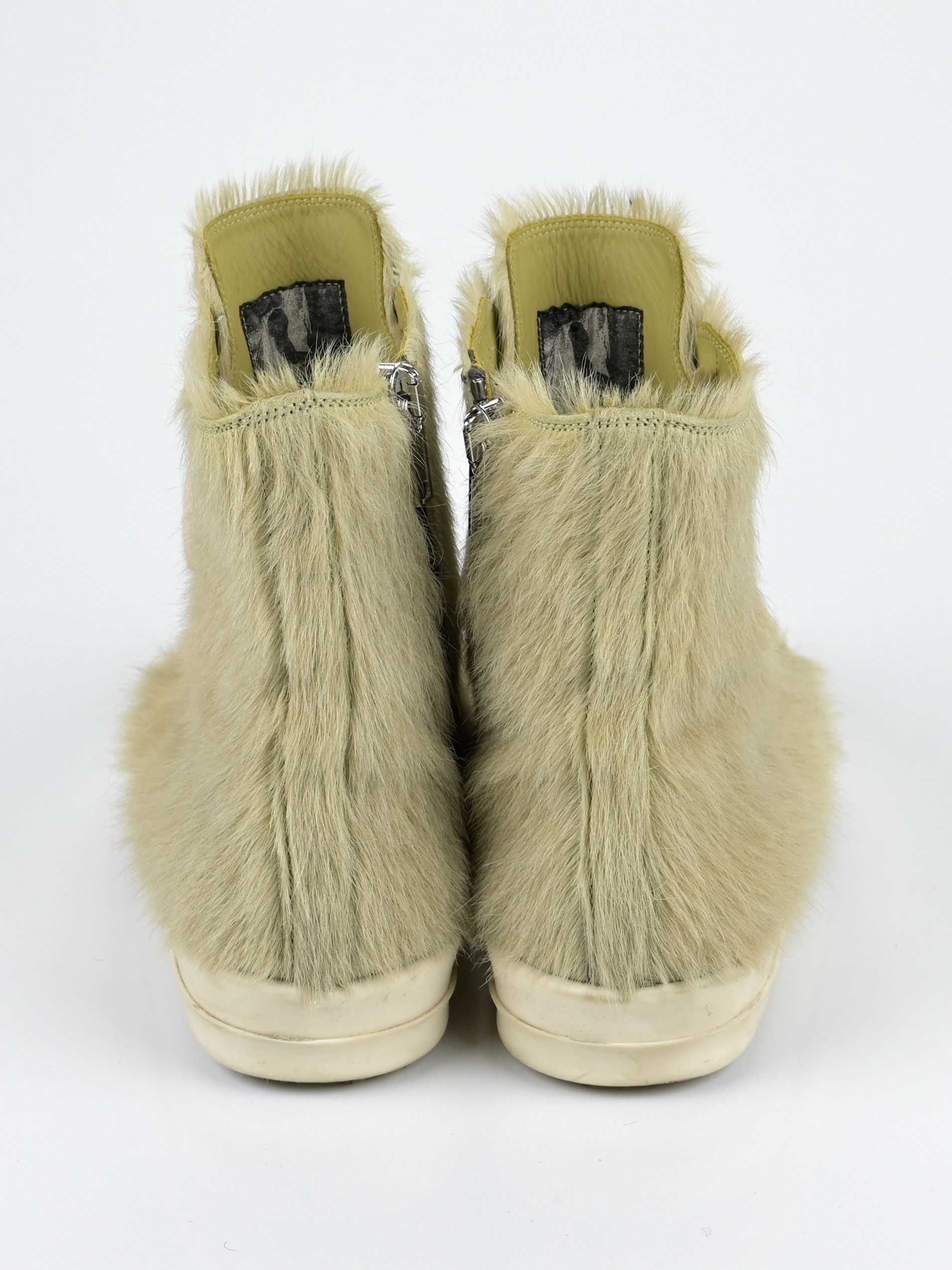Rick Owens Acid Green Pony Hair Ramones Size US 9 / EU 42 - 7 Thumbnail