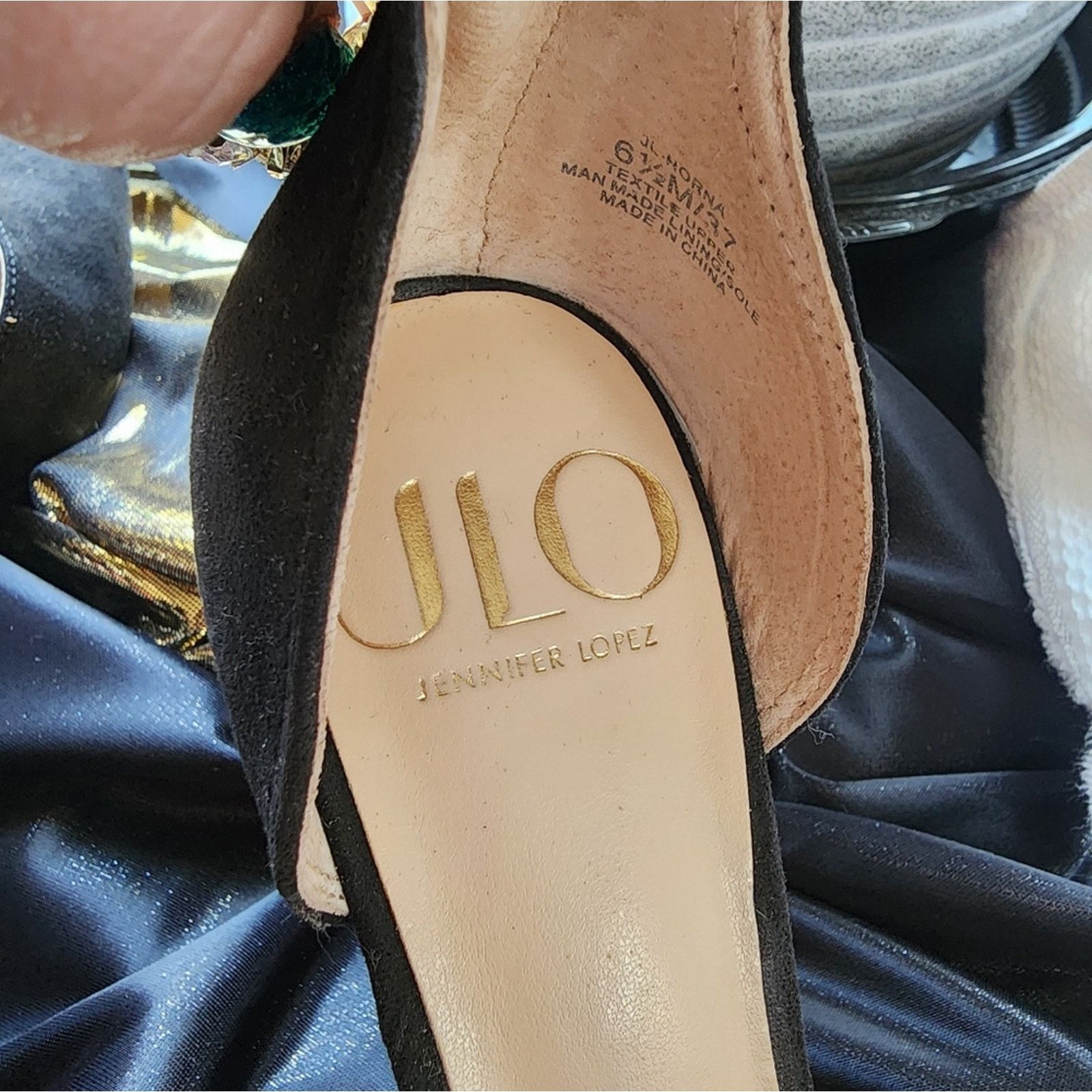 Jennifer Lopez J lo black heels Size US 6.5 / IT 36.5 - 4 Thumbnail