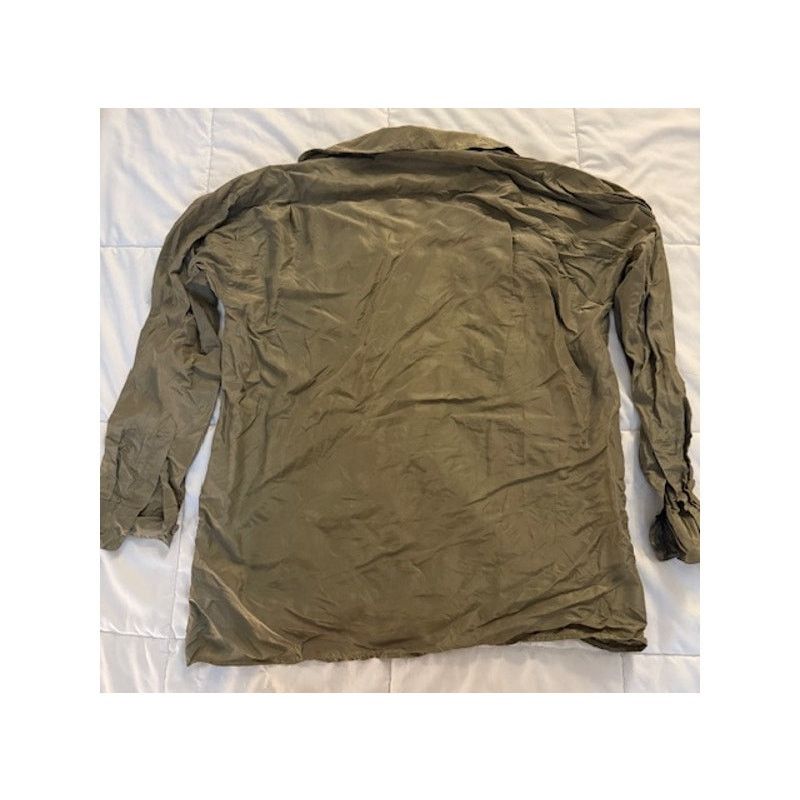 Van Heusen Green Silk Button Down Blouse - Size S Size S / US 4 / IT 40 - 3 Thumbnail