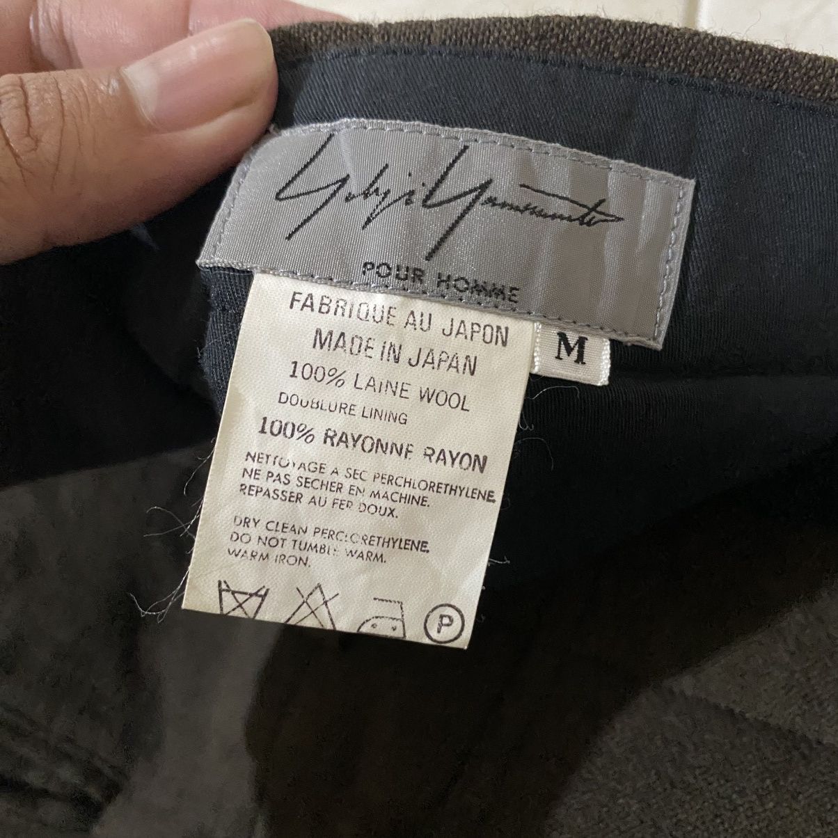 Yohji Yamamoto Yohji Yamamoto Wool Trousers Size US 34 / EU 50 - 4 Thumbnail