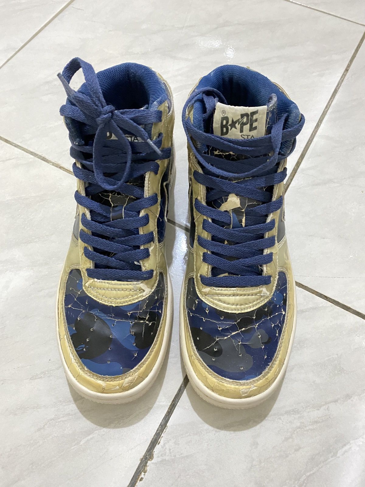 Bape Bapesta Hi Size US 8.5 / EU 41-42 - 1 Thumbnail
