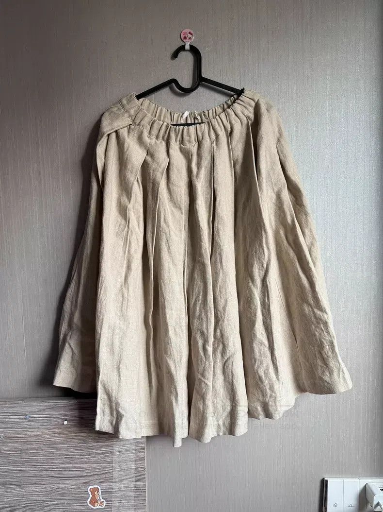 Comme des Garcons Comme Des Garcons size XS Cotton Linen Pleated Skirt Size 25" / US 0 / IT 36 - 1 Thumbnail